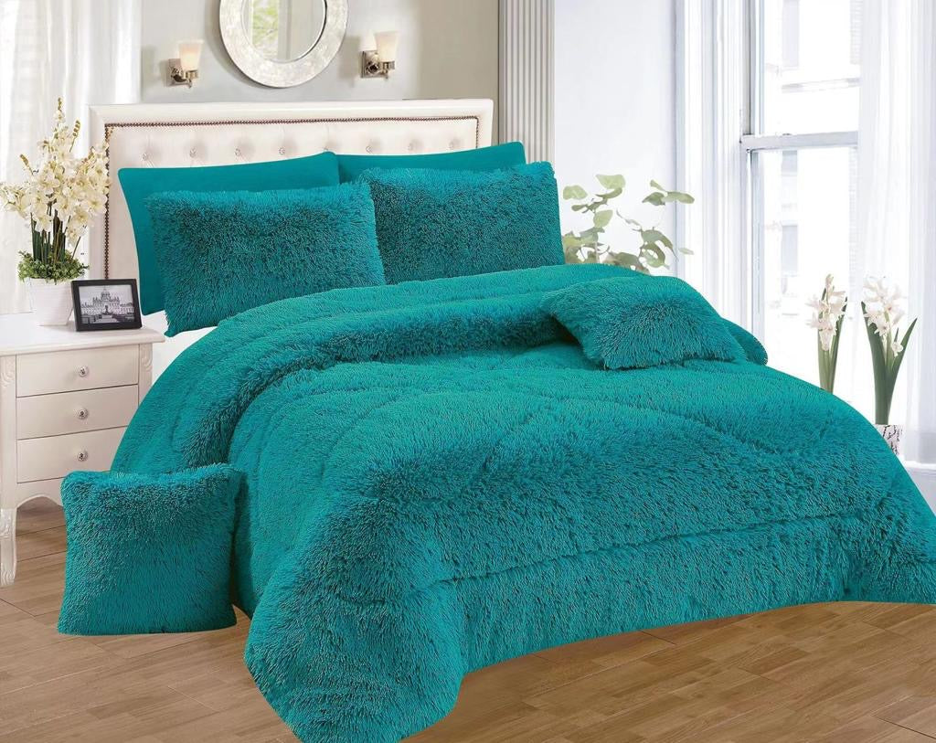 6 pc Fluffy Duvet Set