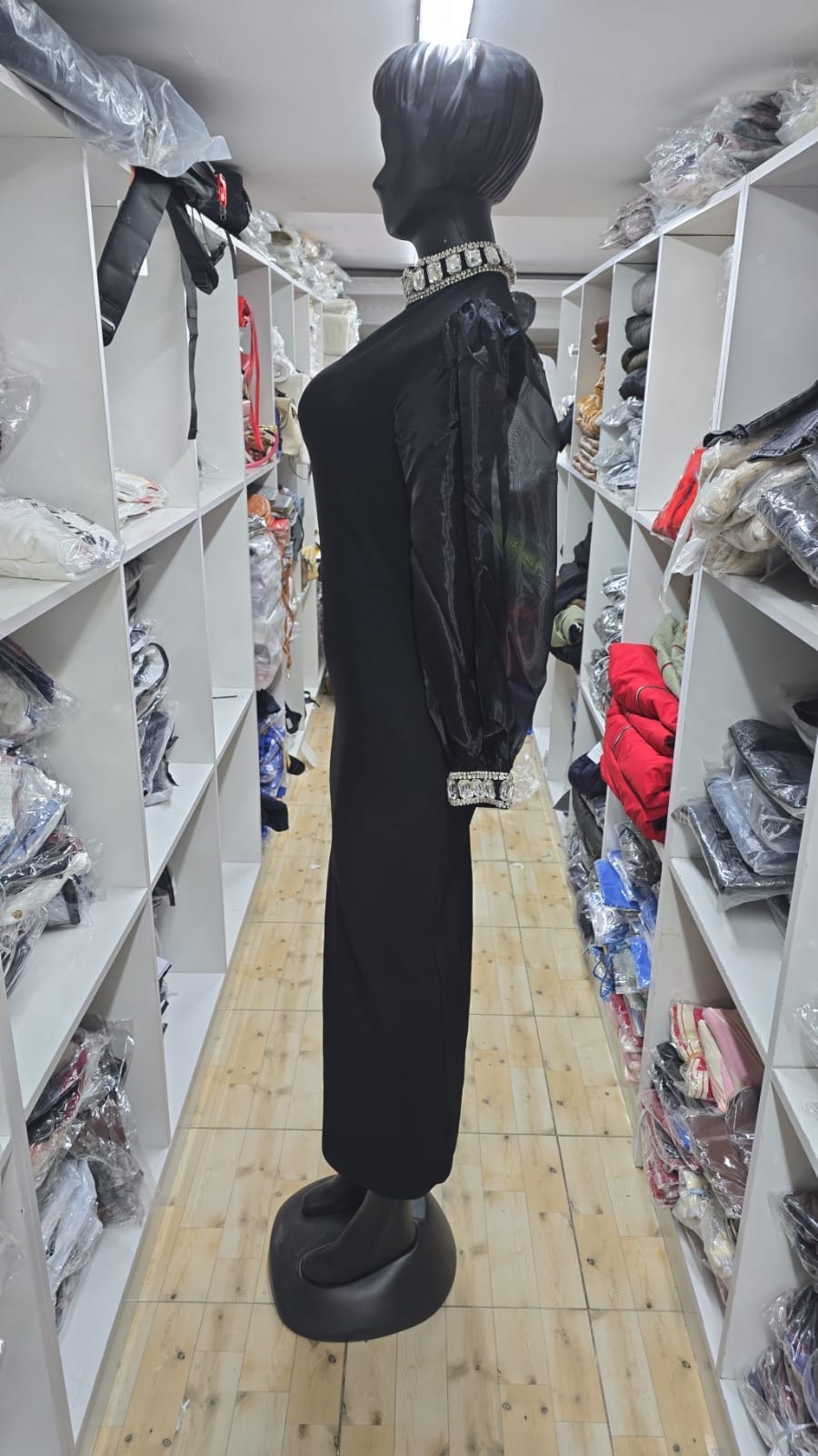 546 The Organza Statement Sheath Dress