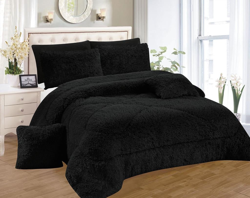 6 pc Fluffy Duvet Set