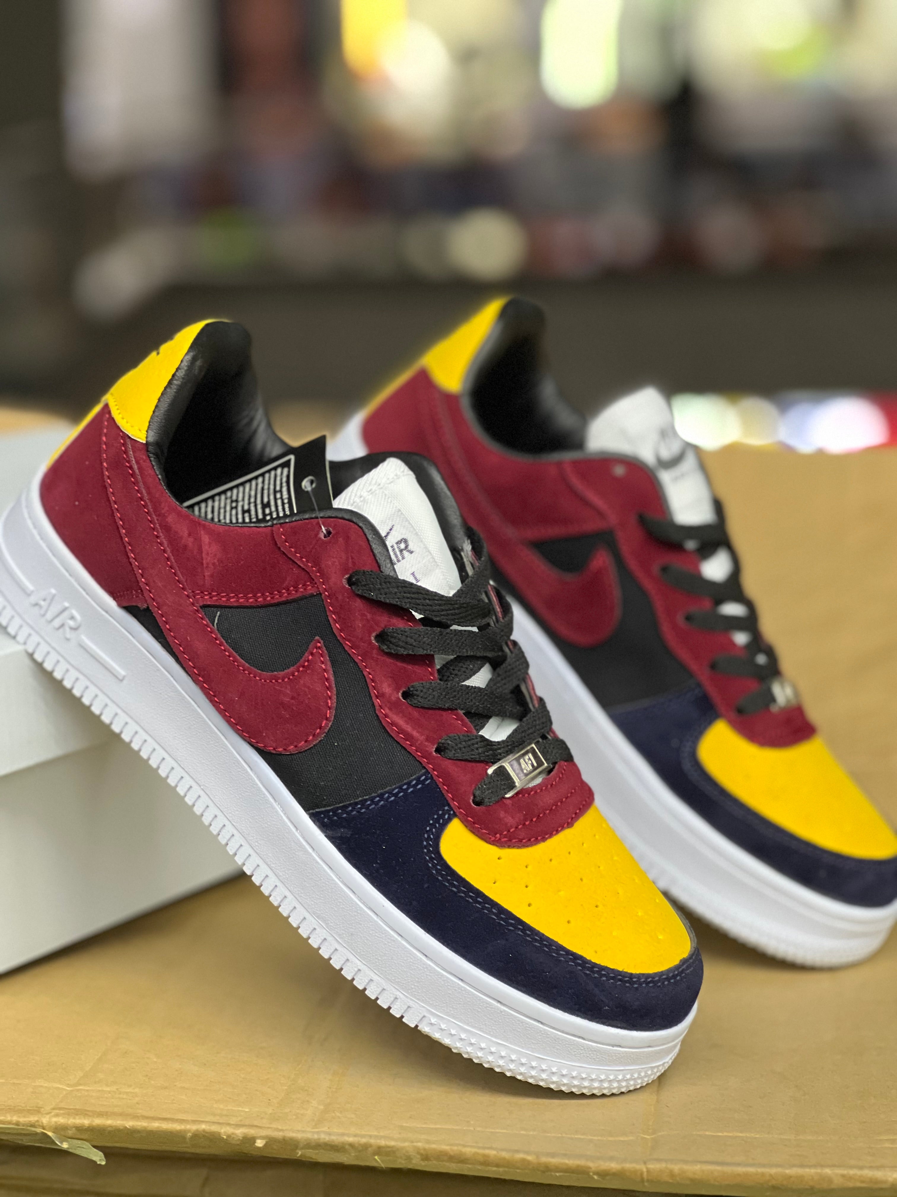Nike Airforce Suede Multicolor Sneakers
