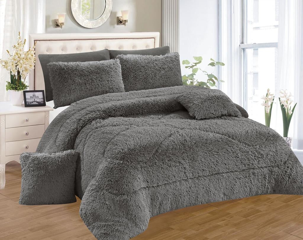 6 pc Fluffy Duvet Set