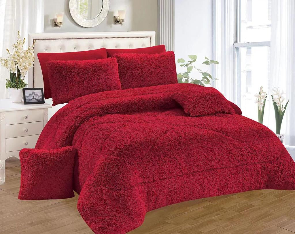 6 pc Fluffy Duvet Set