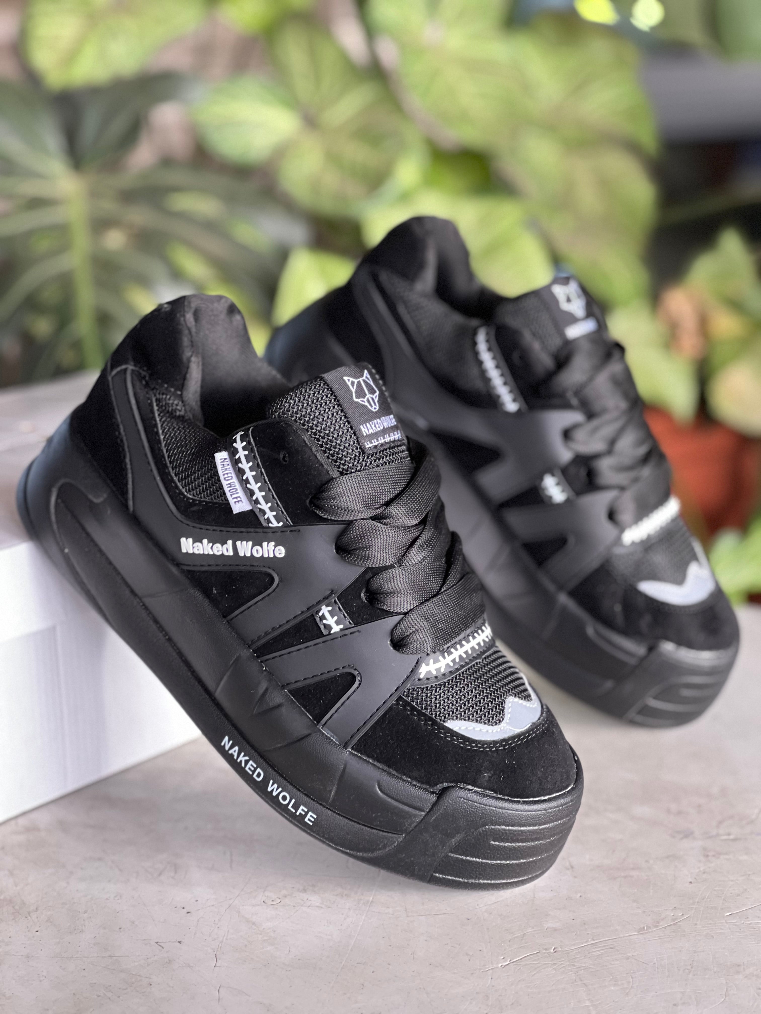 Naked Wolfe Sneakers - All Black