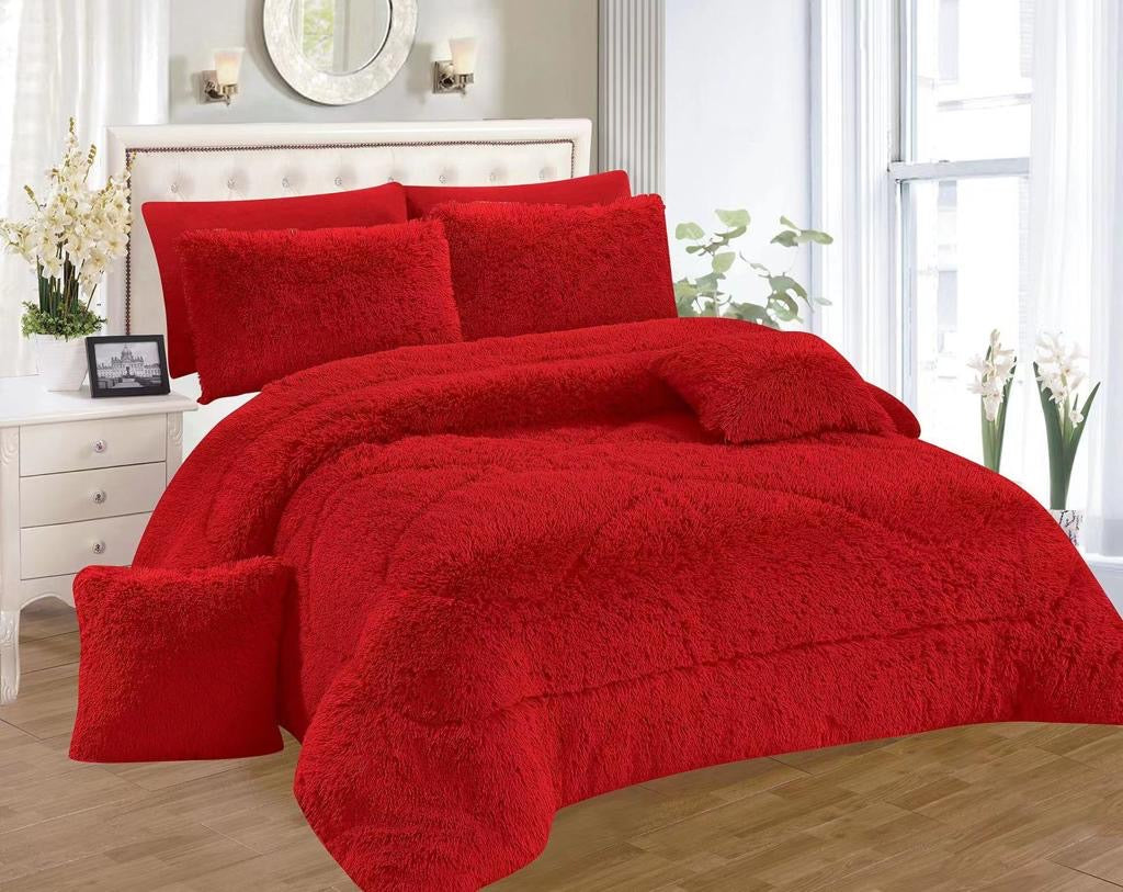 6 pc Fluffy Duvet Set