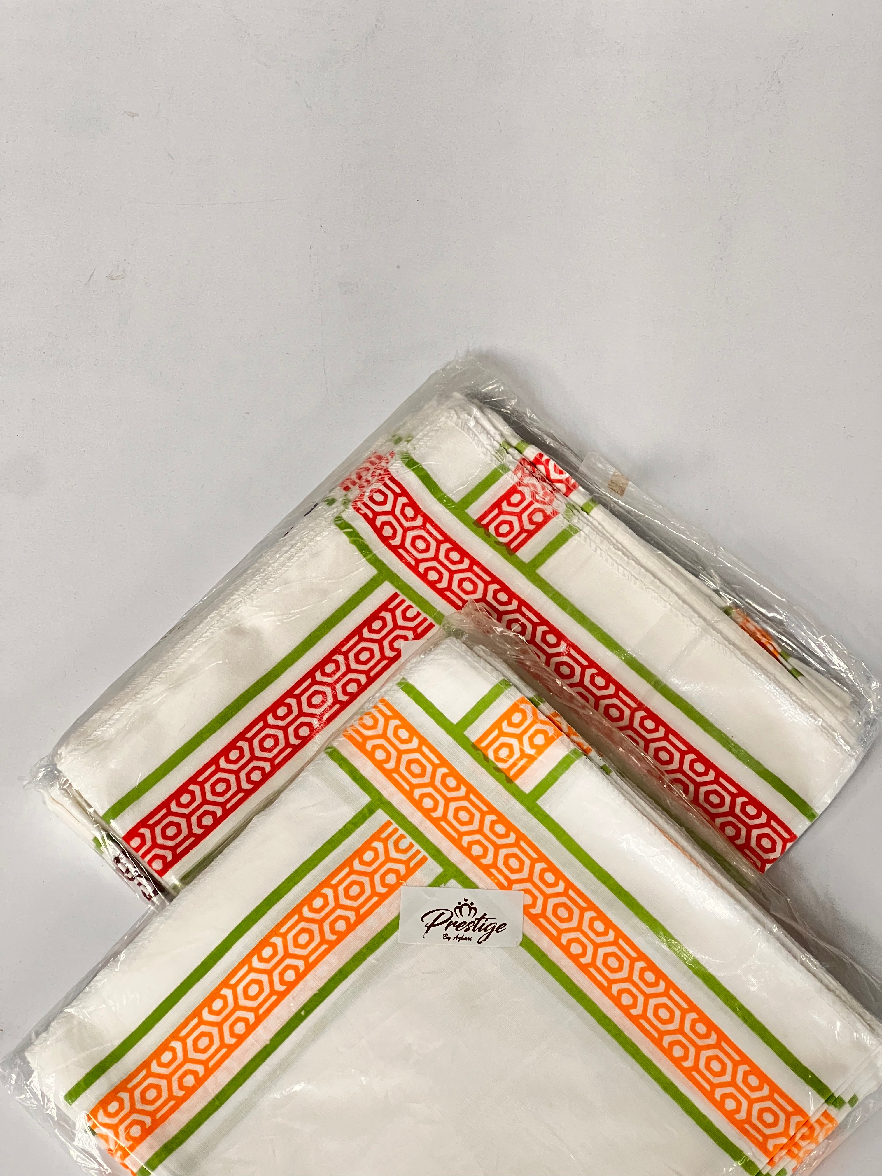 Handkerchief set -White