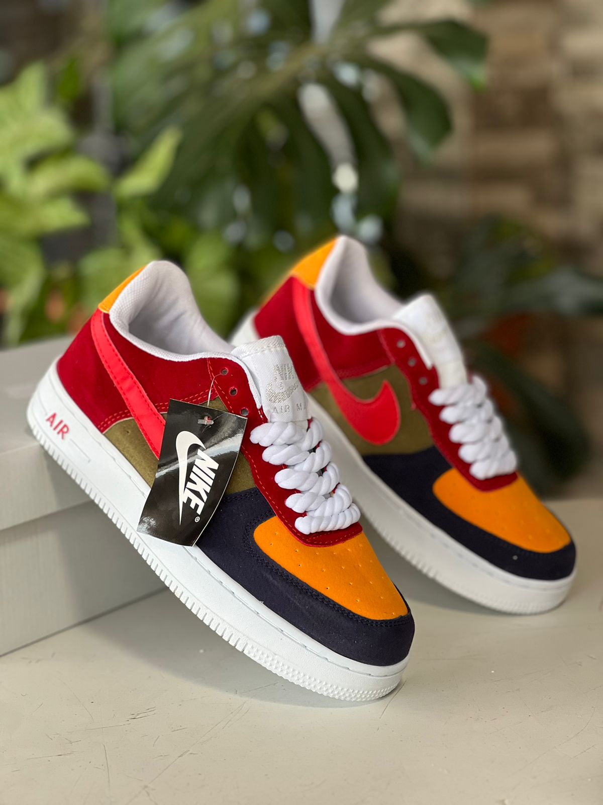 Nike Airforce Suede Multicolor Sneakers