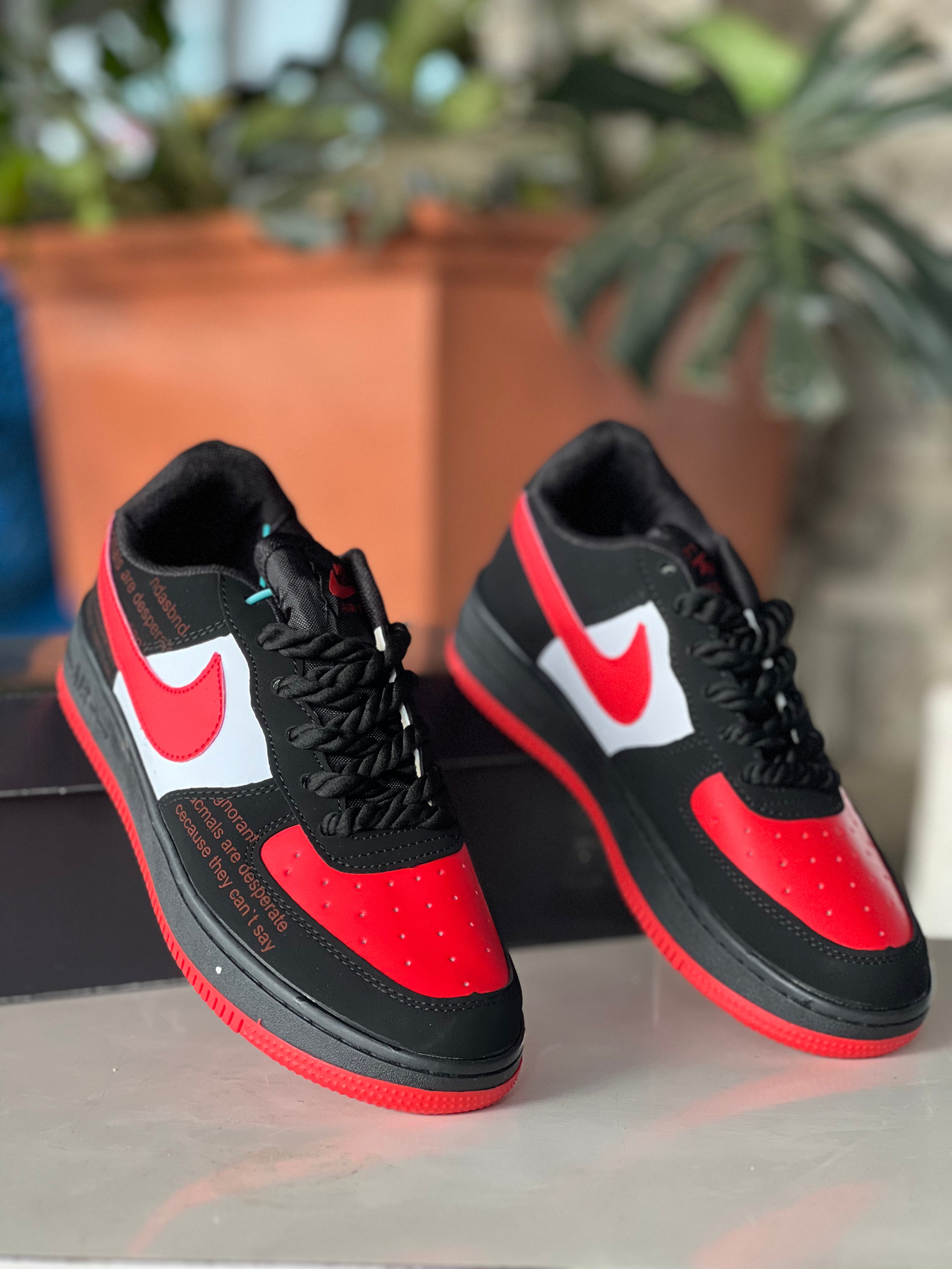 Nike Airforce Suede Sneakers - Red