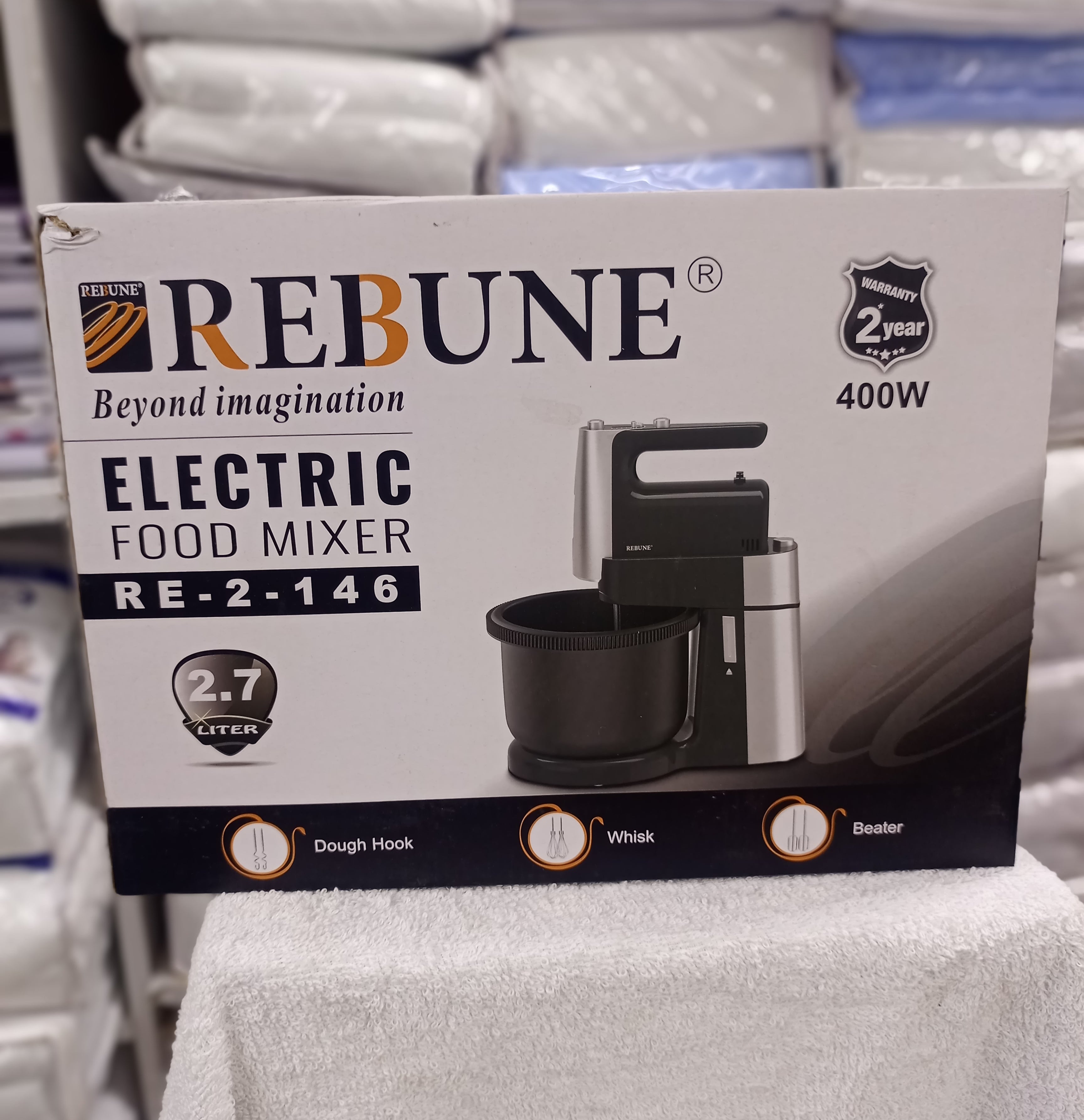 Rebune Electric Food Mixer (2.7L)