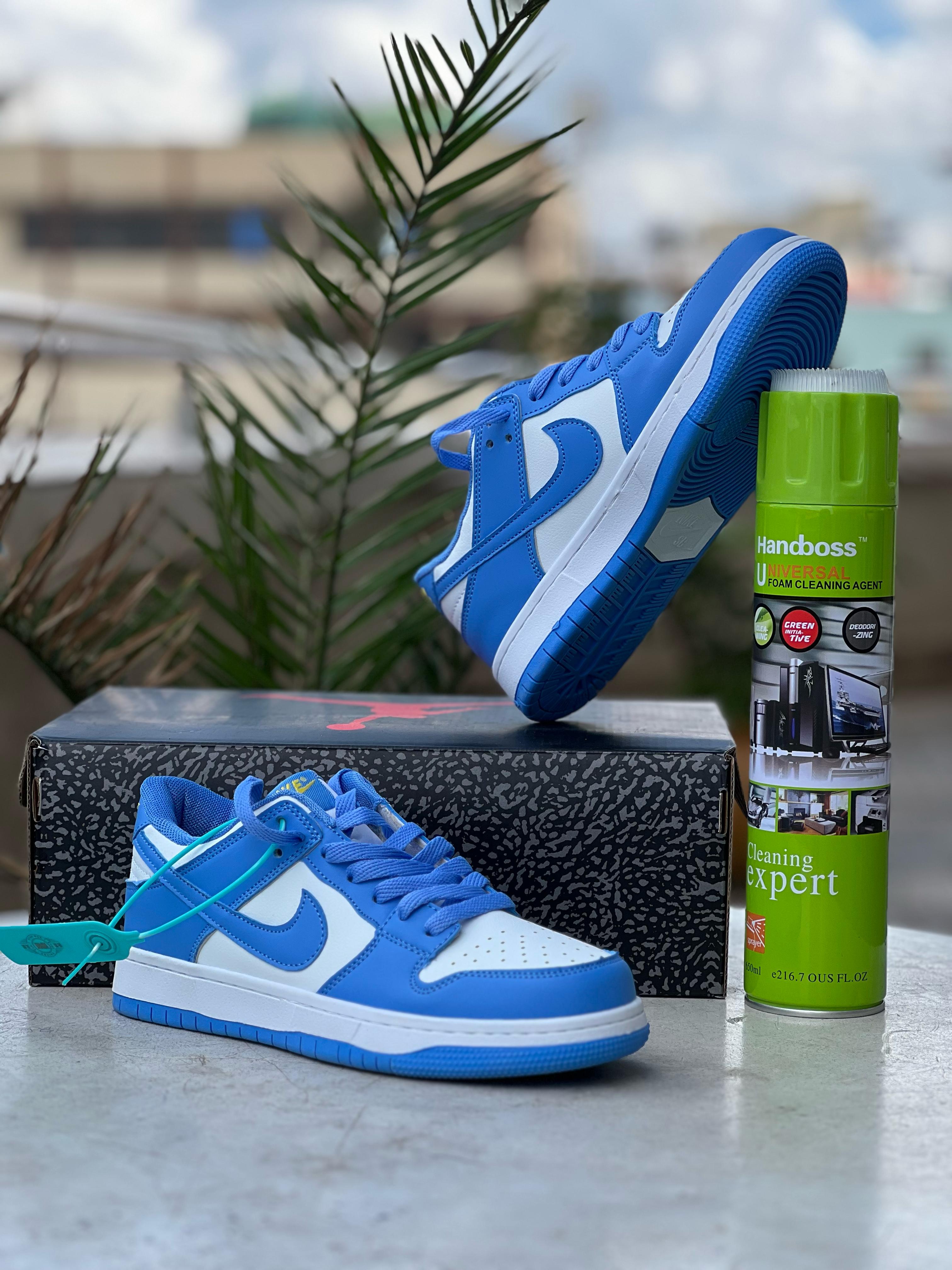 Nike Dunk Low - White & Carolina Blue