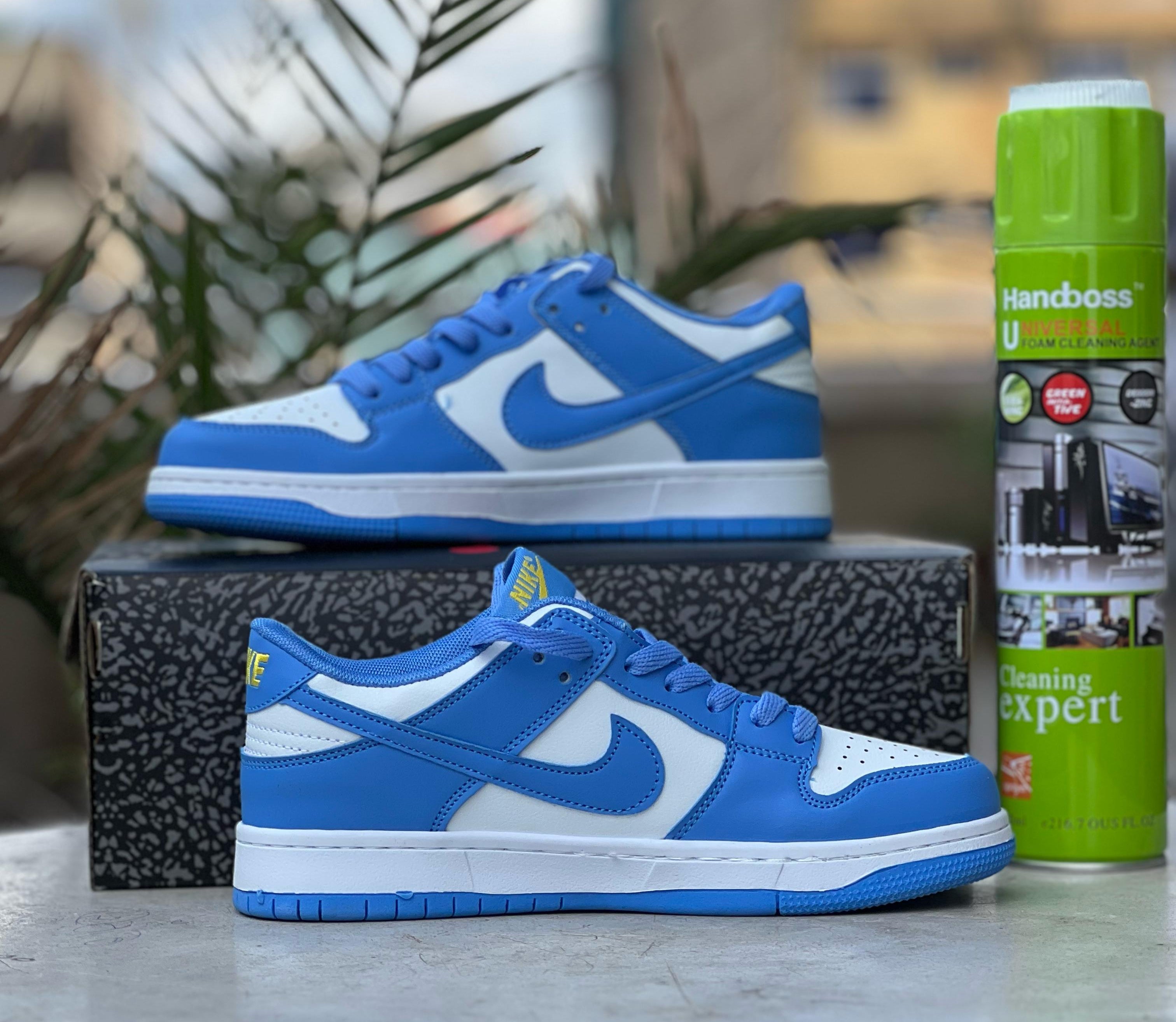 Nike Dunk Low - White & Carolina Blue