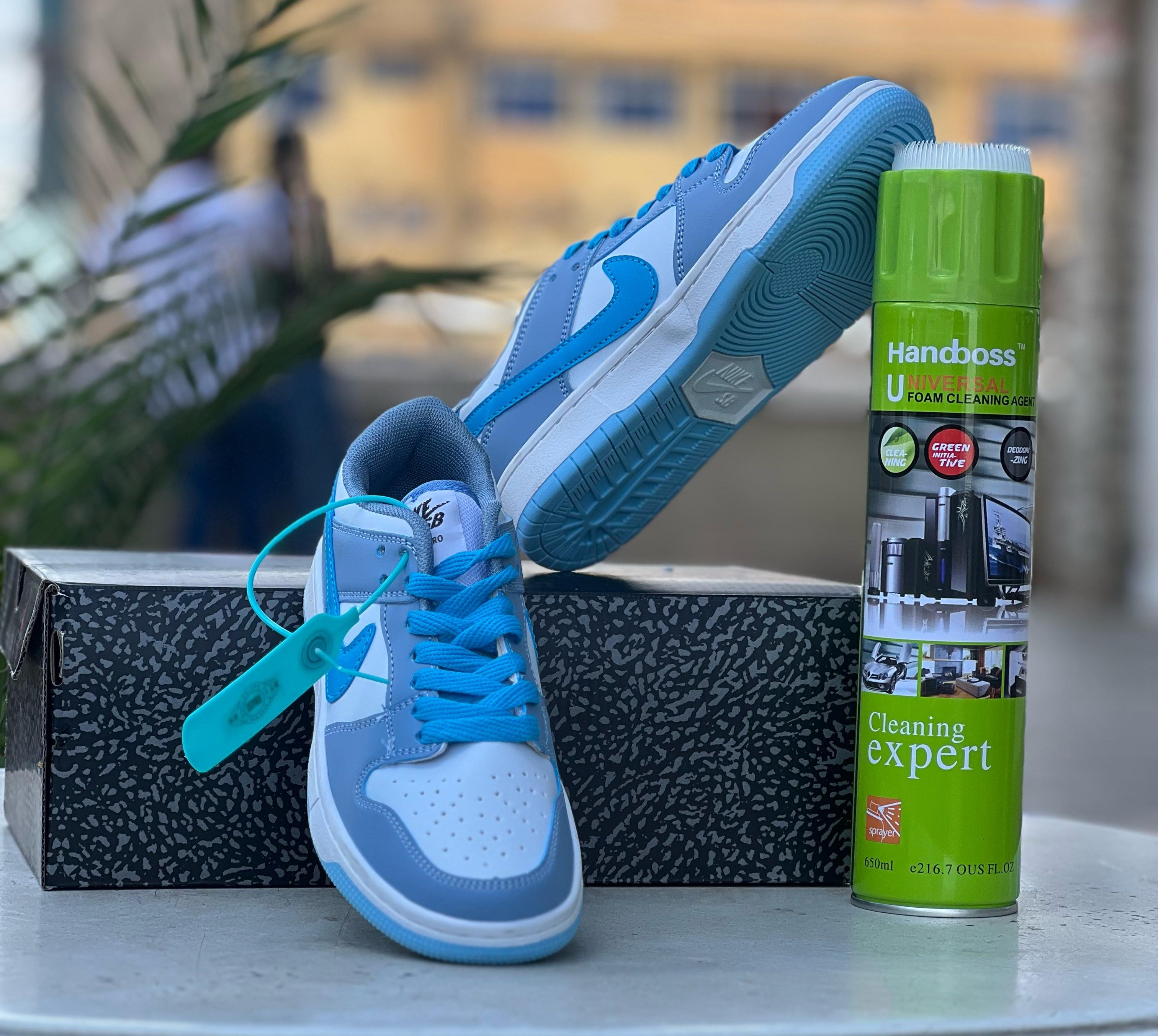 Nike Dunk Low - White, Light Blue & Sky Blue