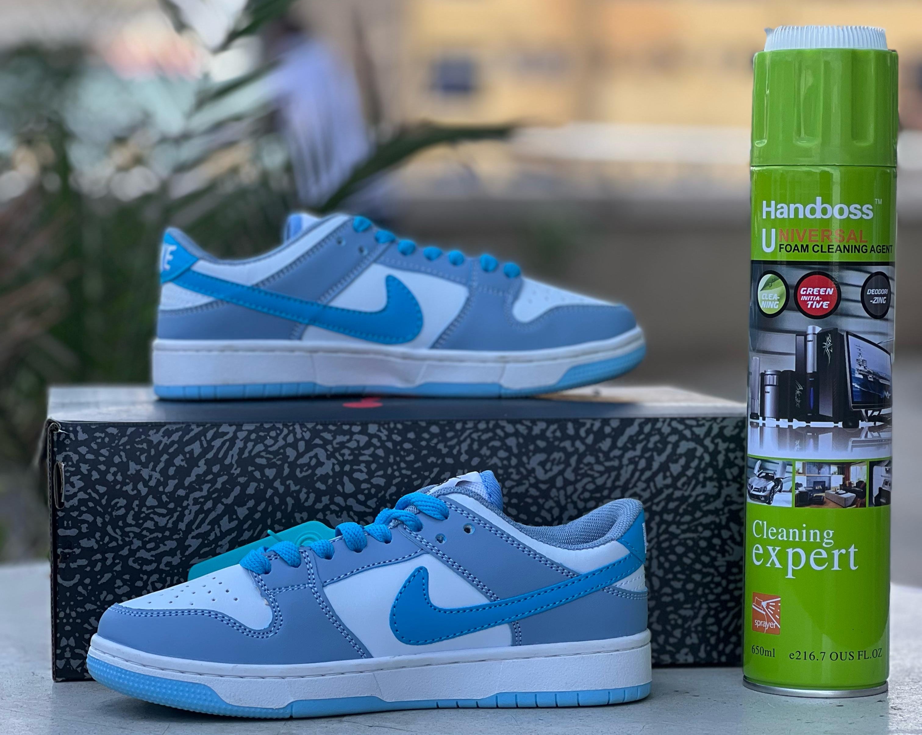 Nike Dunk Low - White, Light Blue & Sky Blue