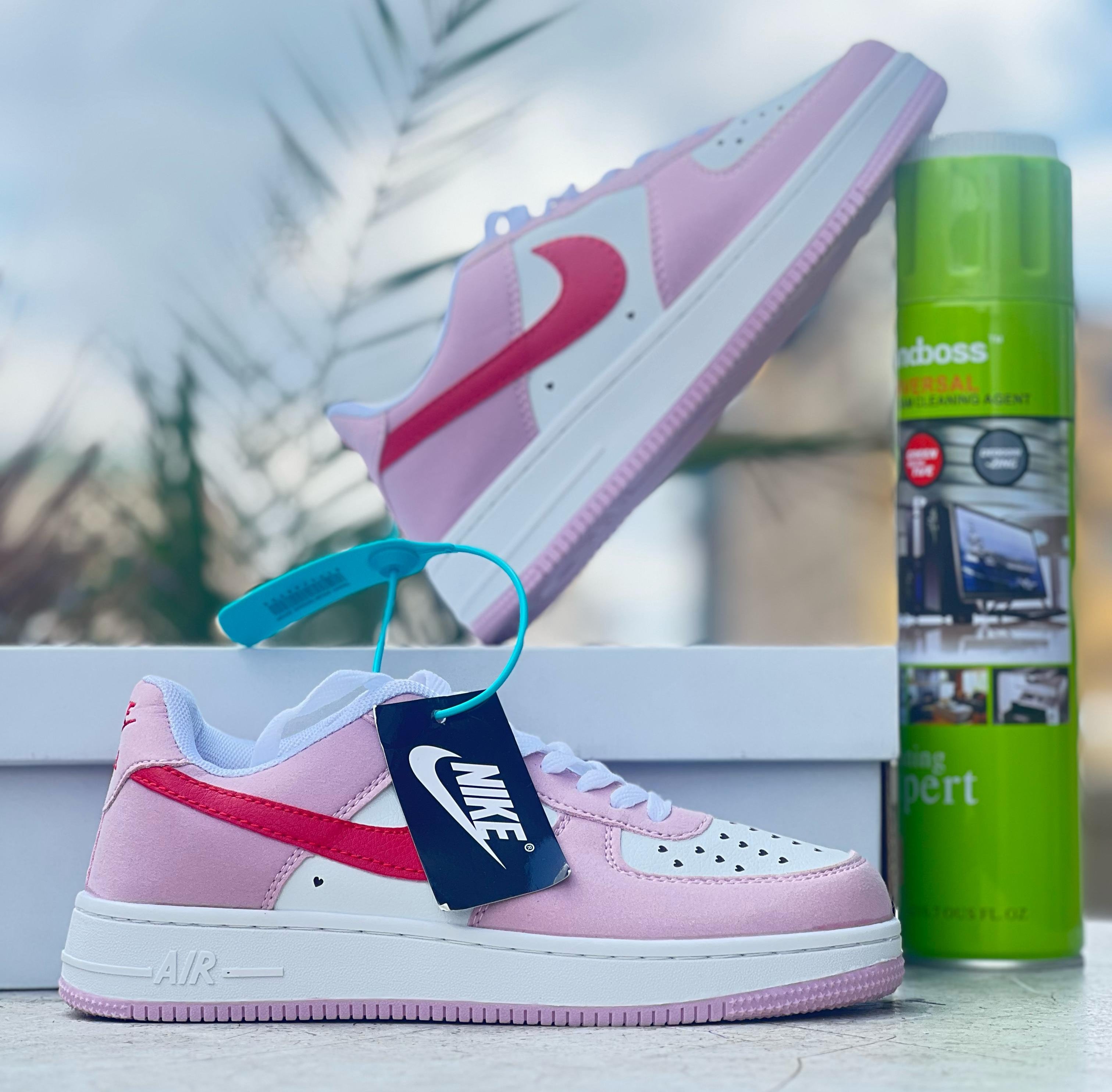 Nike Air Force 1 - Pink/Red (Red Valentine)