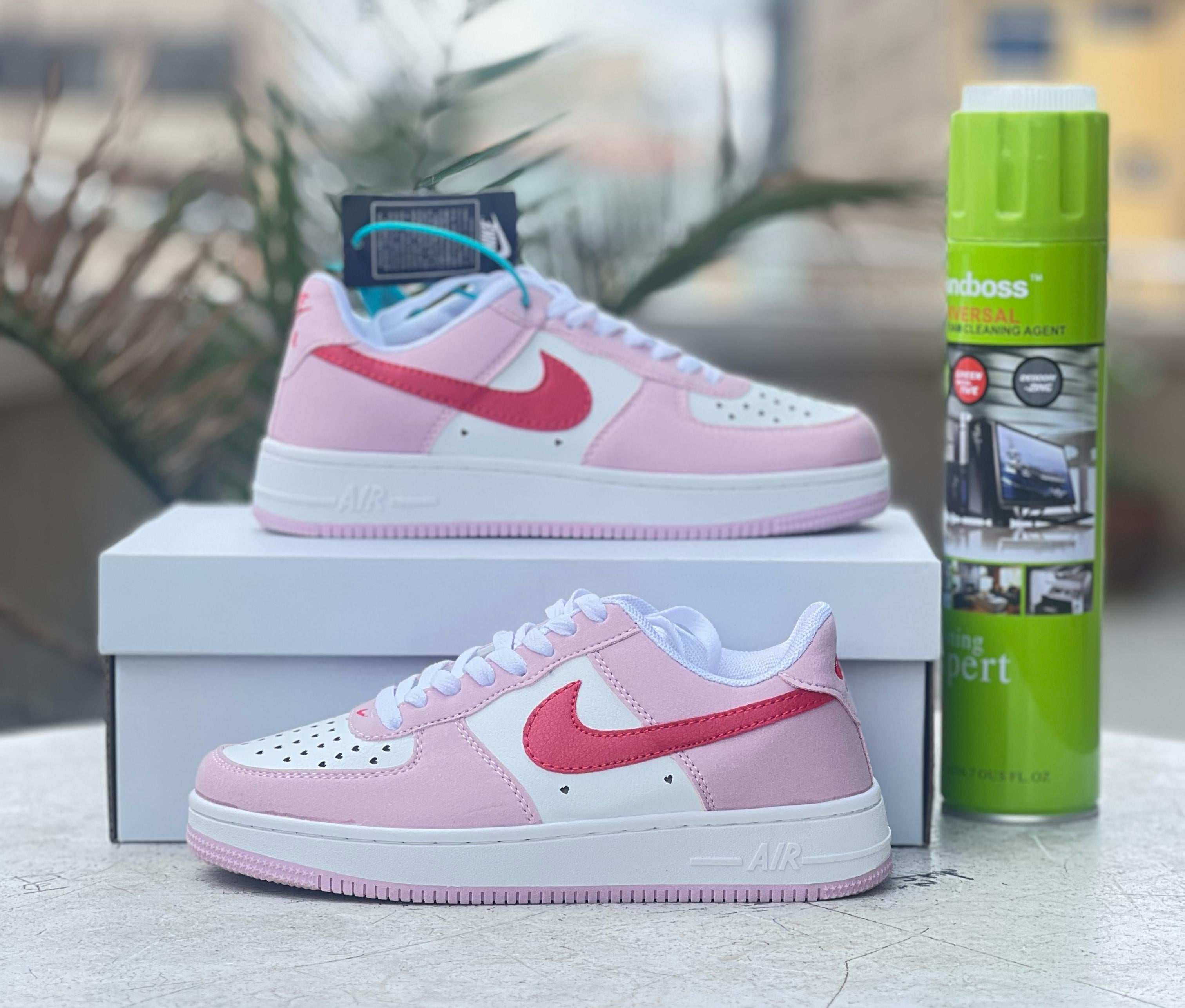 Nike Air Force 1 - Pink/Red (Red Valentine)