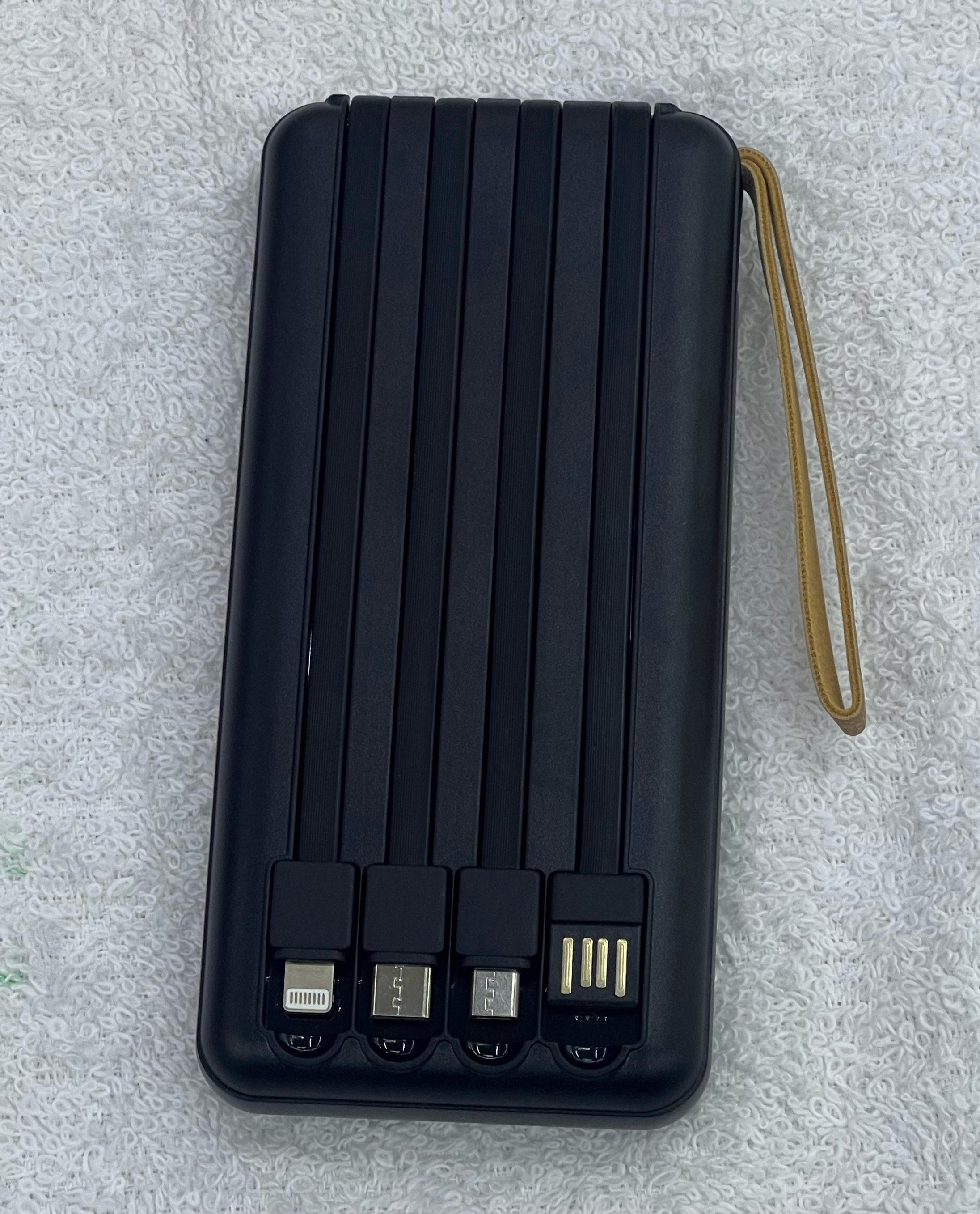 Alldocube P1 10000mAh Power Bank with Integrated Charging Cables