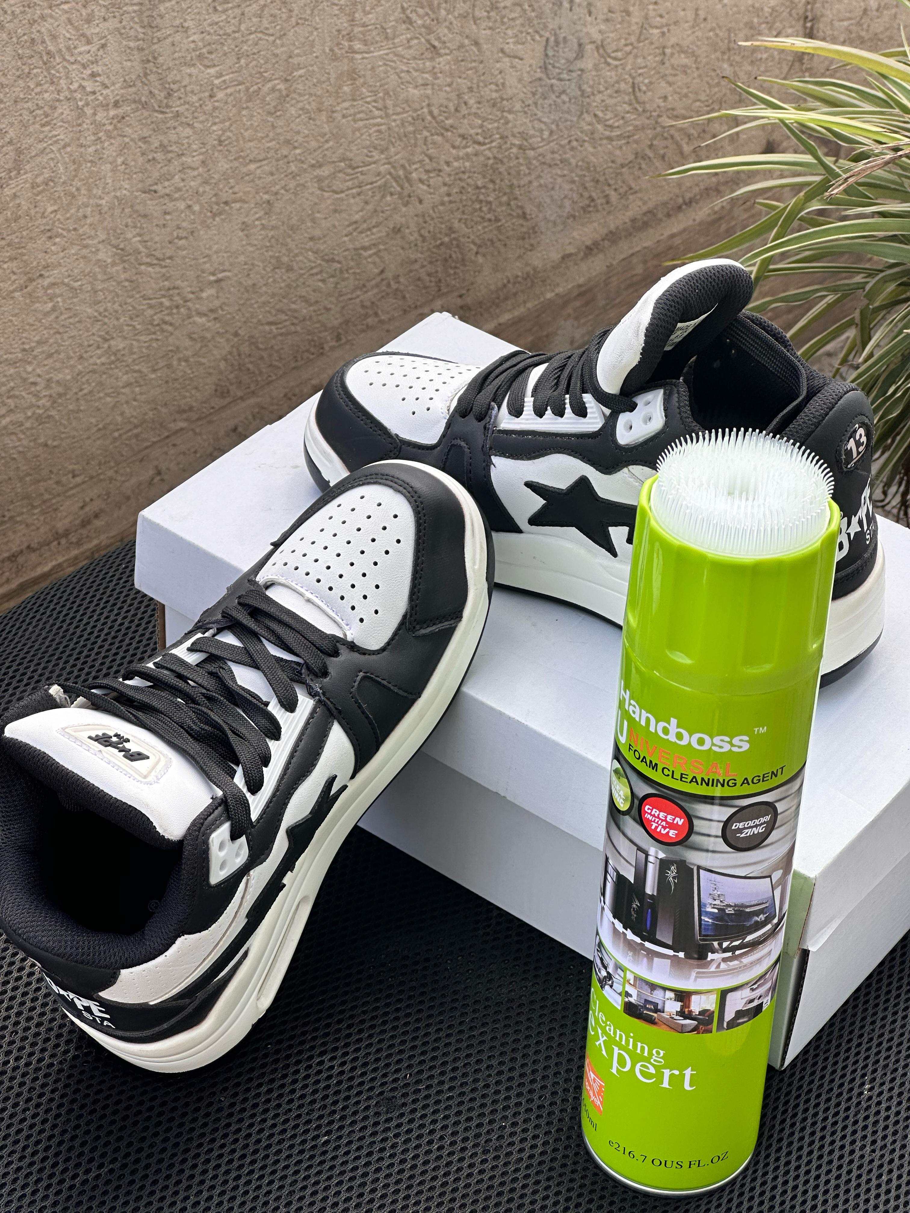 Bape sta High Cut- Black White