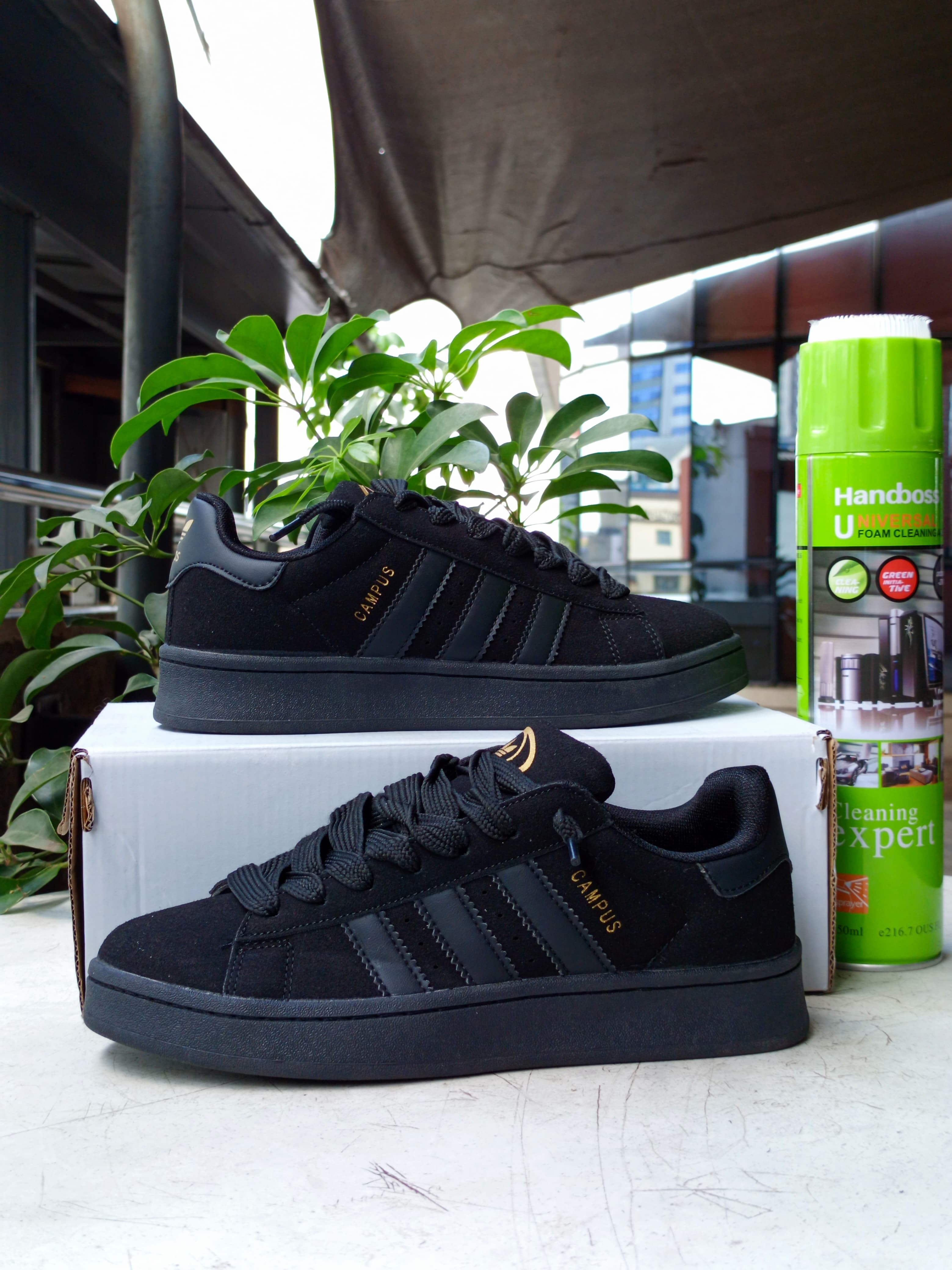 Adidas Campus Double Black/Gold