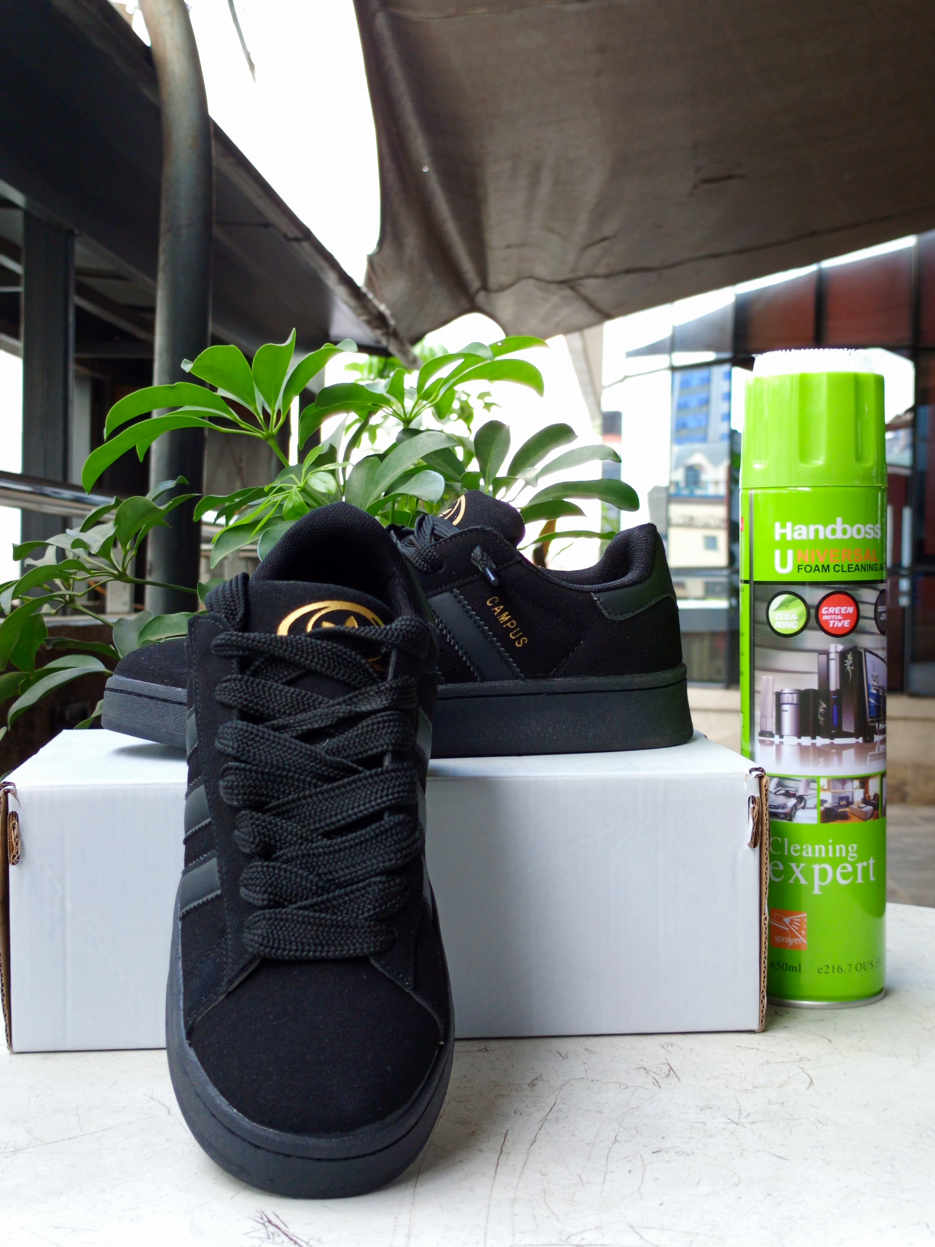 Adidas Campus Double Black/Gold