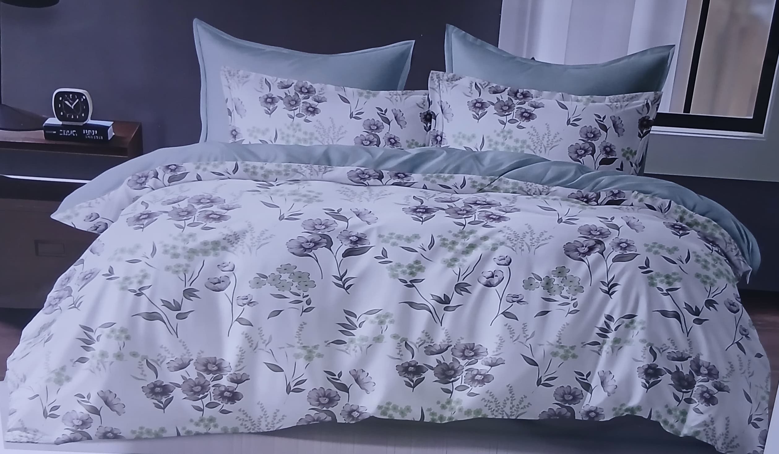 BELLA HOME 4-Piece Fitted Bedsheet Set 5*6