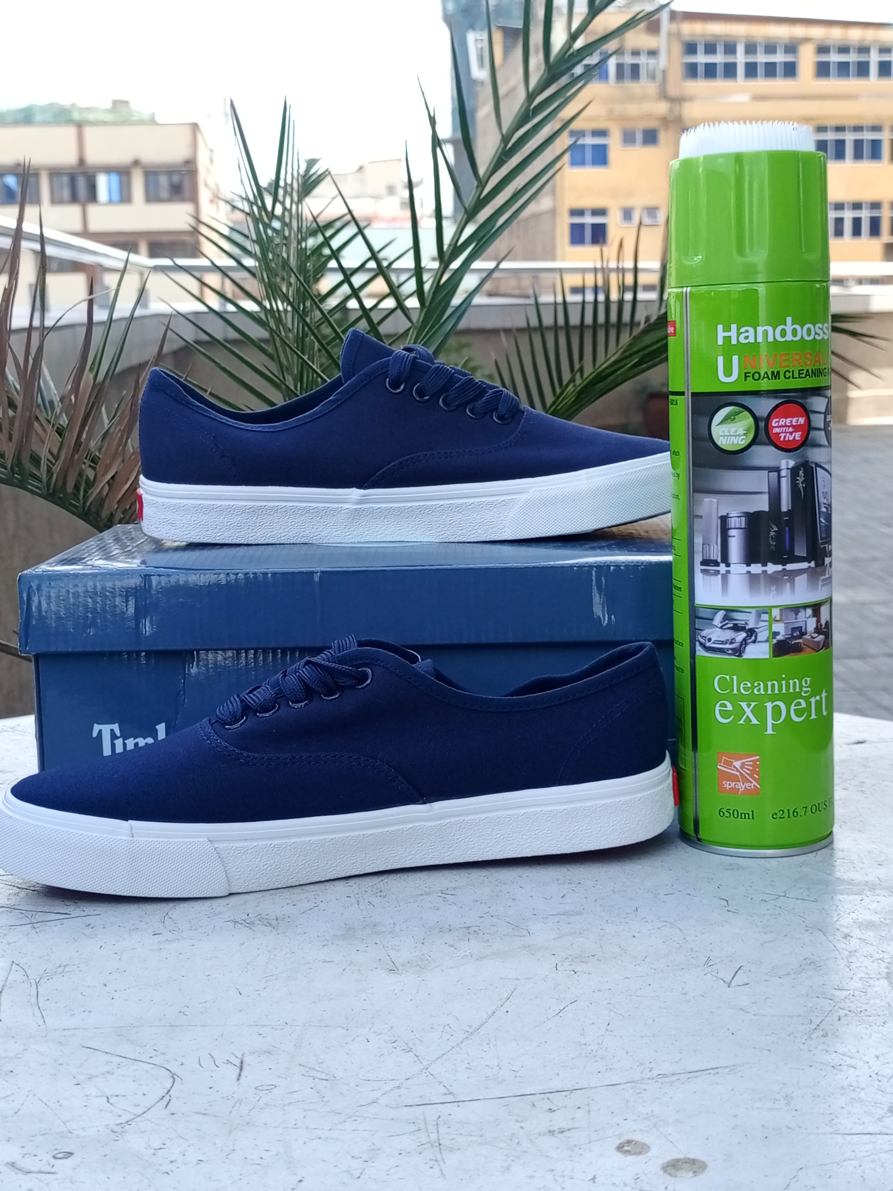 Off the Wall Vans - Navy Blue