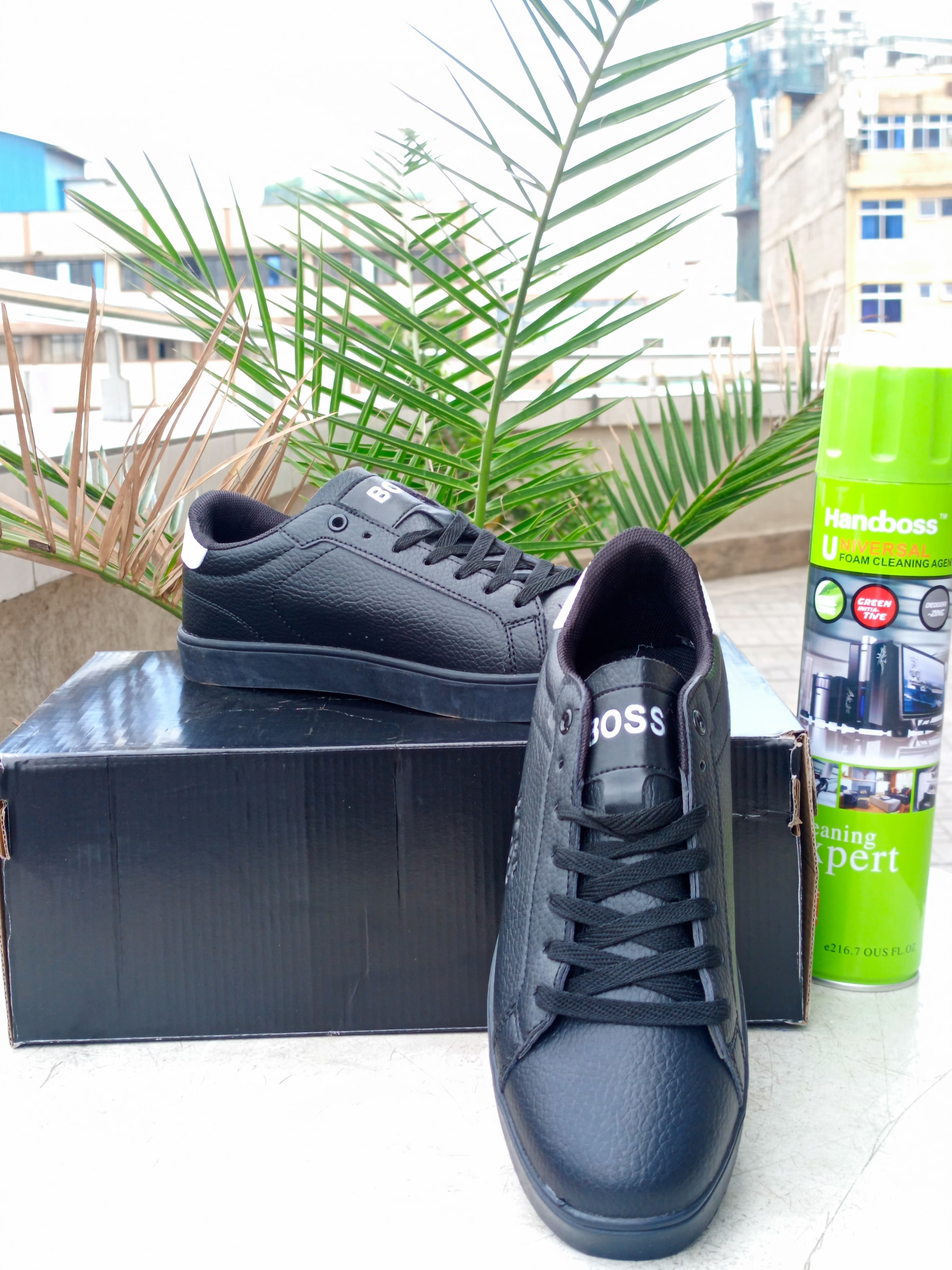 BOSS Black-White sole Casual Sneakers