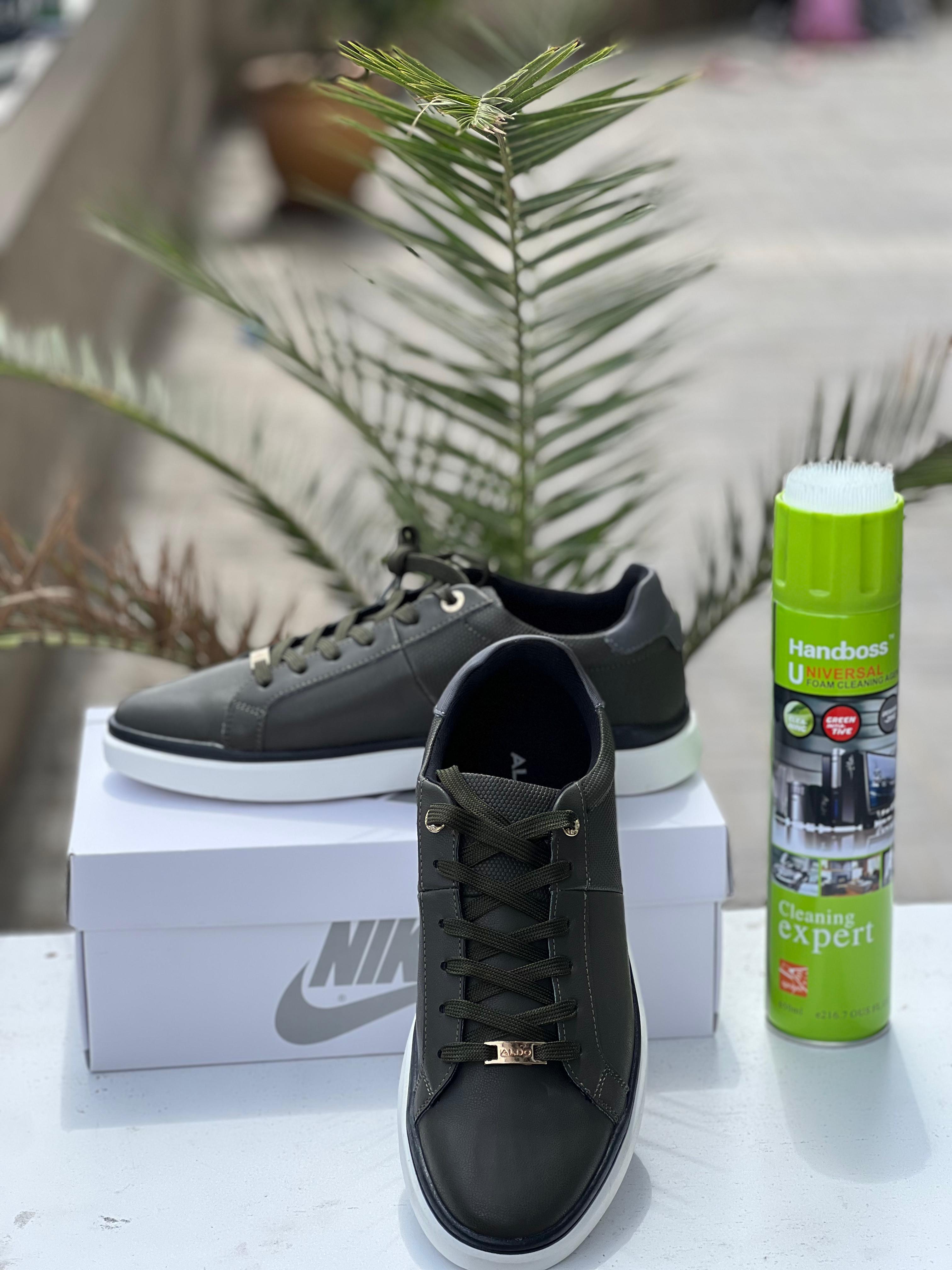 Aldu Men's Stylish Olive Green  Sneakers