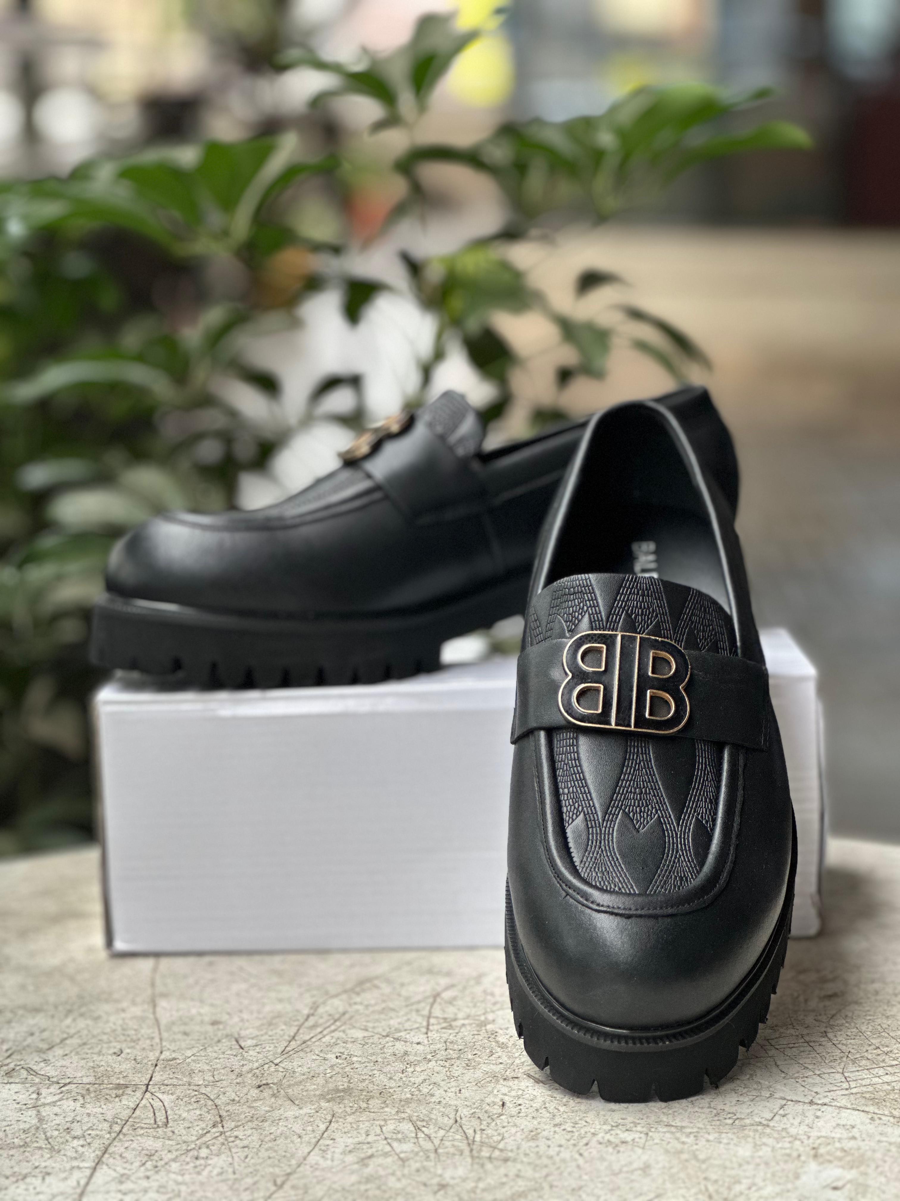 Balenciaga Urban Black & White Chunky Sole Sneakers