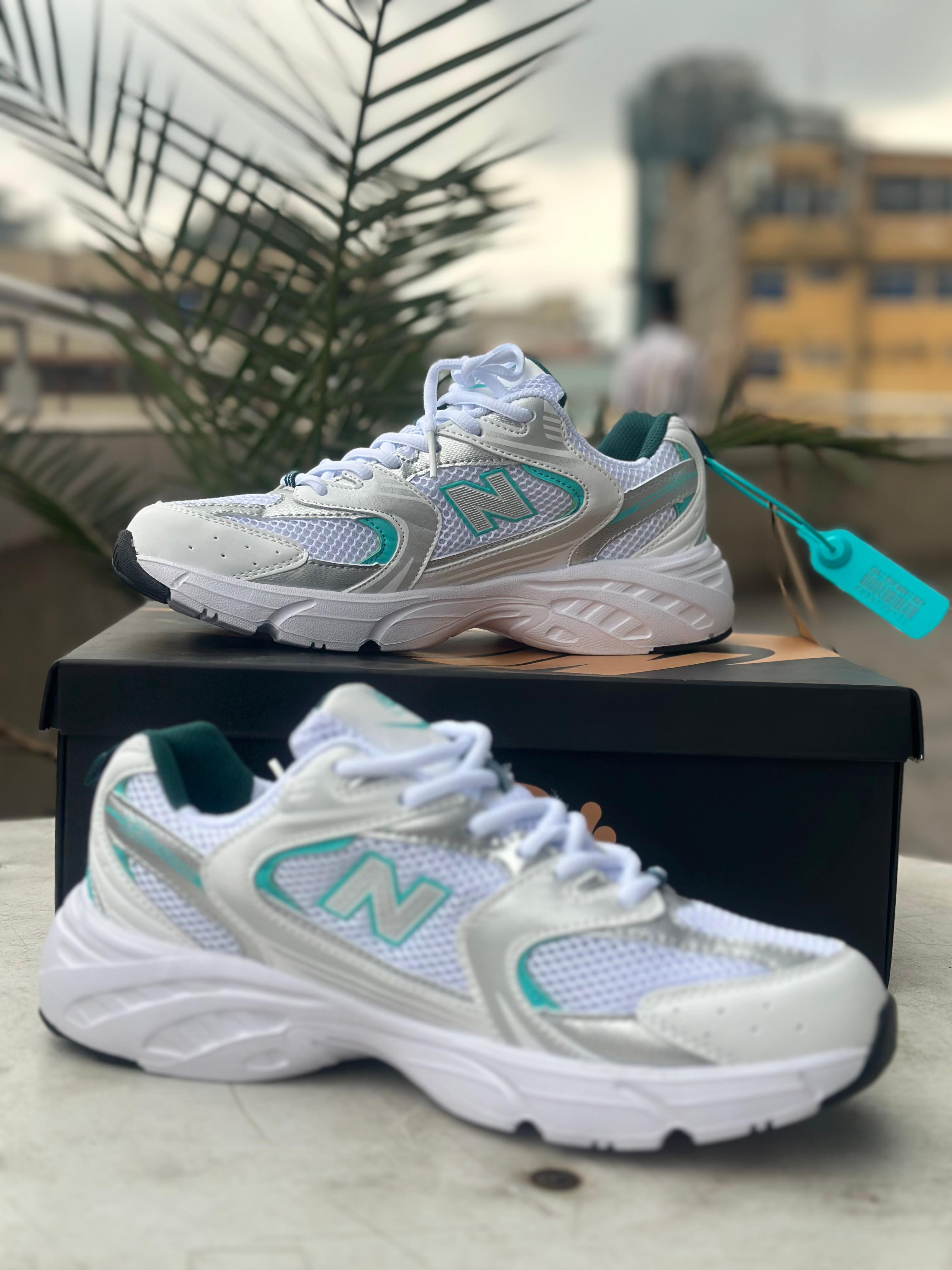 New Balance 530 “White / Silver / Teal  Running Sneakers