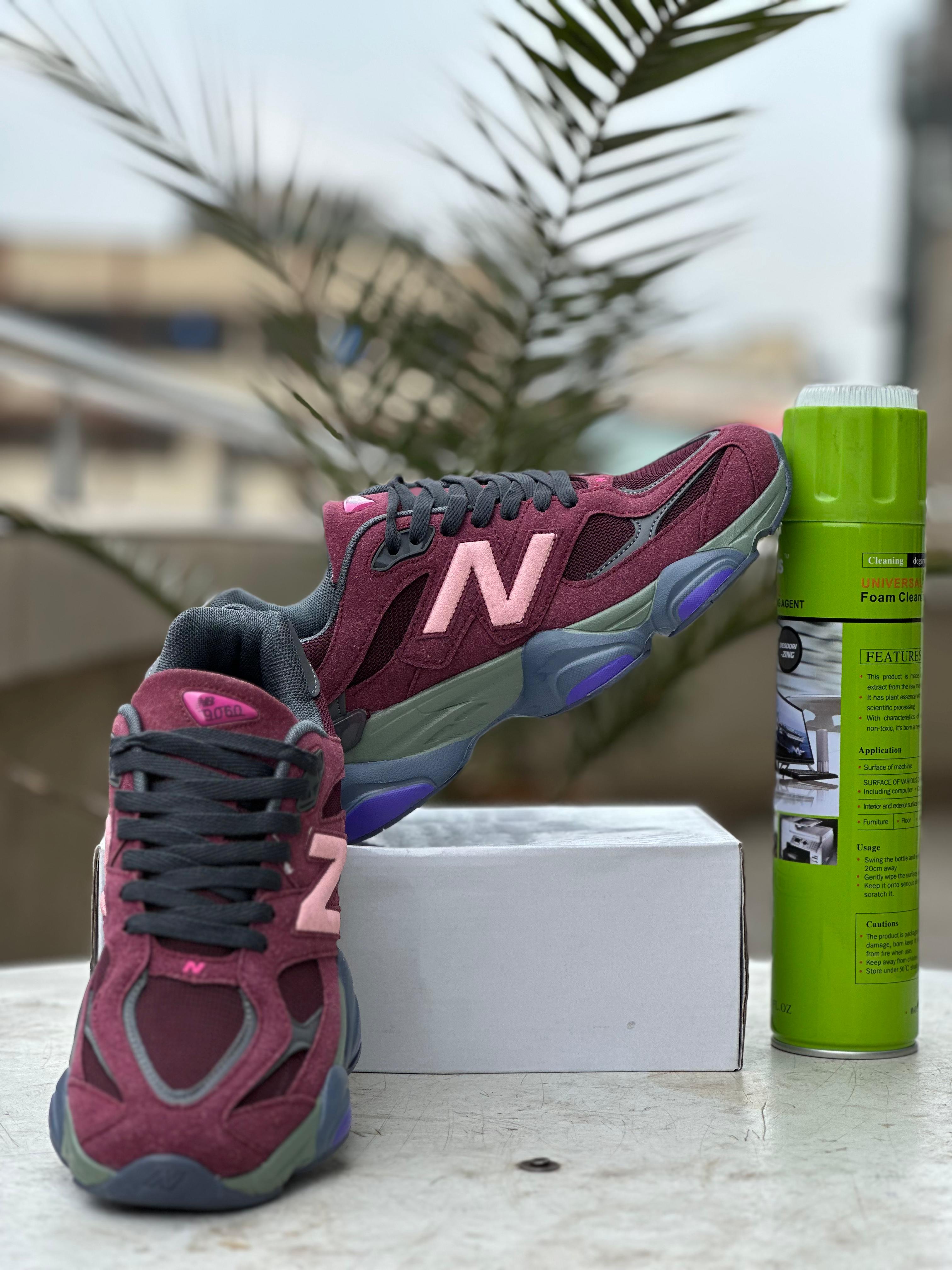 New Balance 9060 – Burgundy/Pink