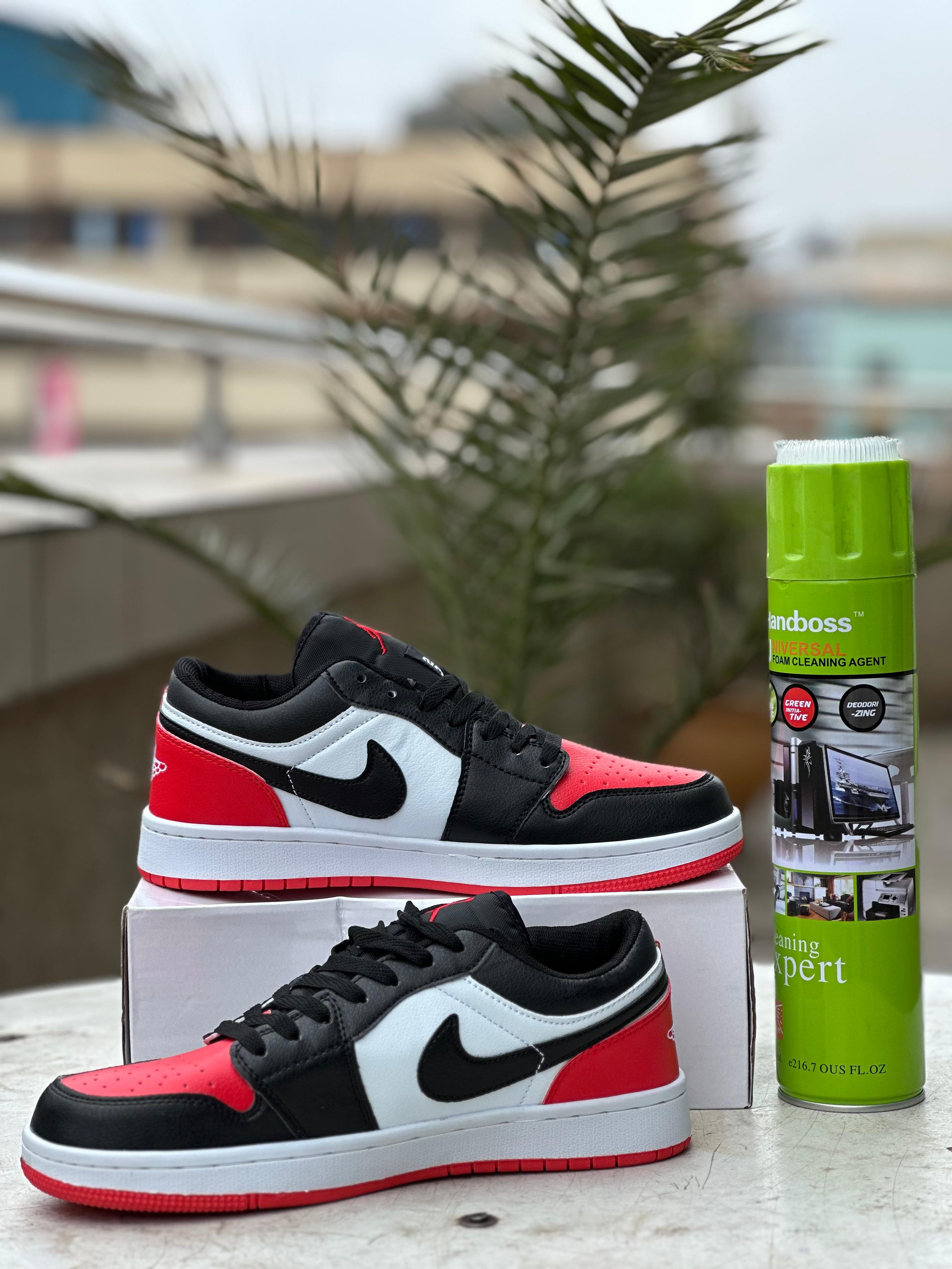 Air Jordan 1Low – Black/Red/White