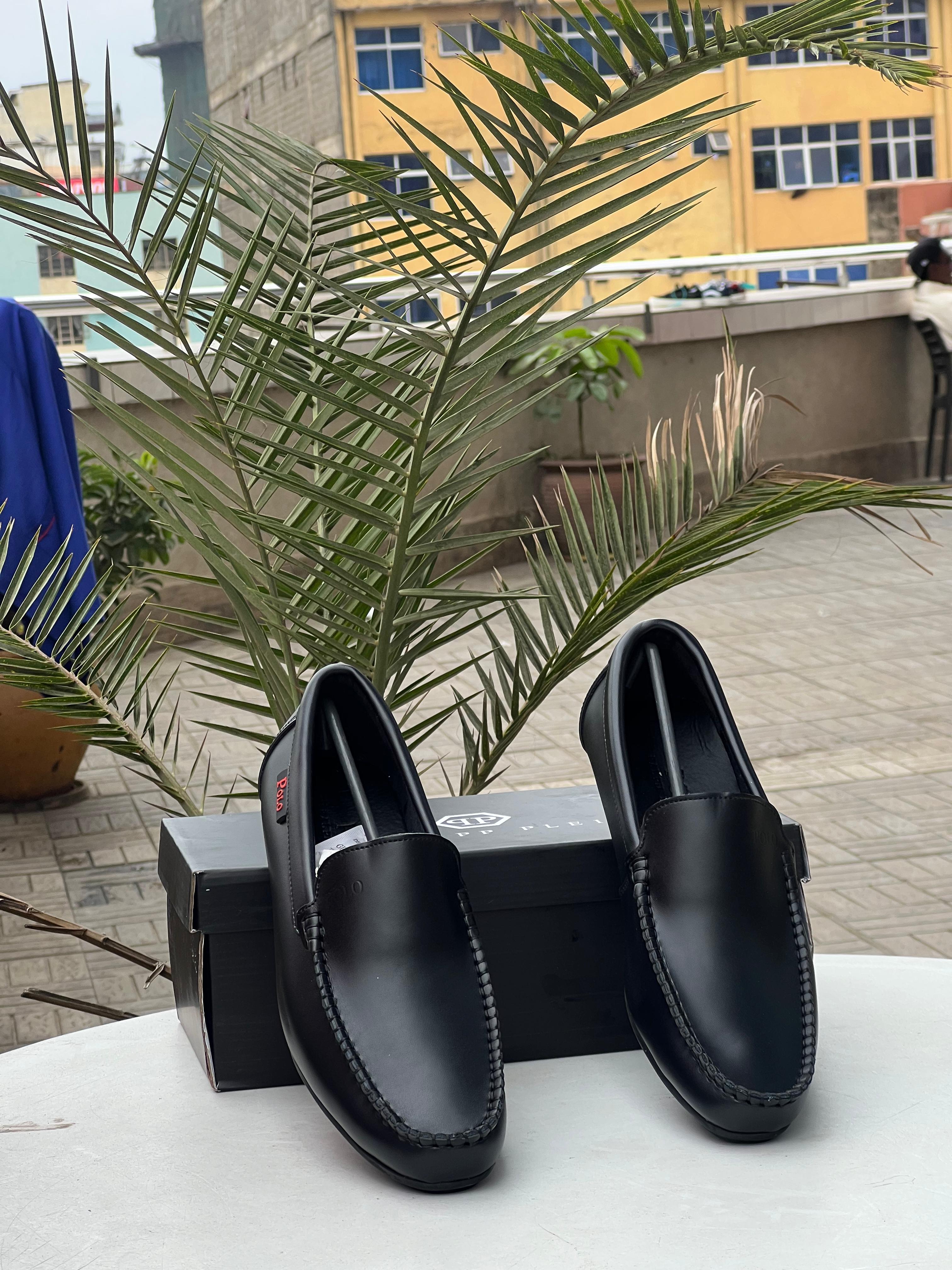 Polo Men’s Loafers – Classic Black Casual Shoes