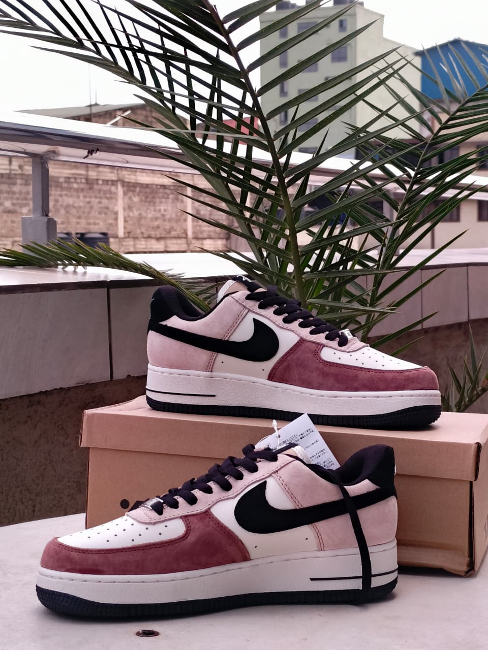 Nike Air Force 1 x Stussy x The North Face – Pink/Black Suede Edition