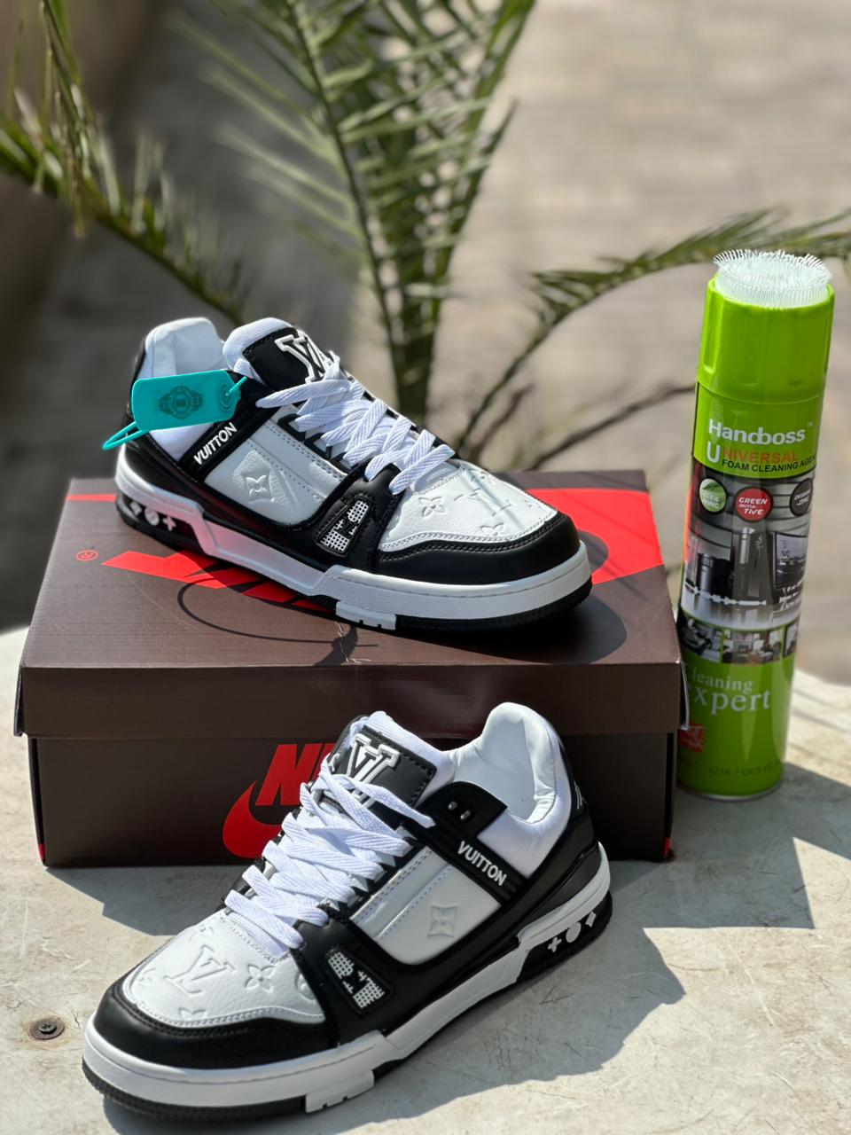 Louis Vuitton Skater Black White