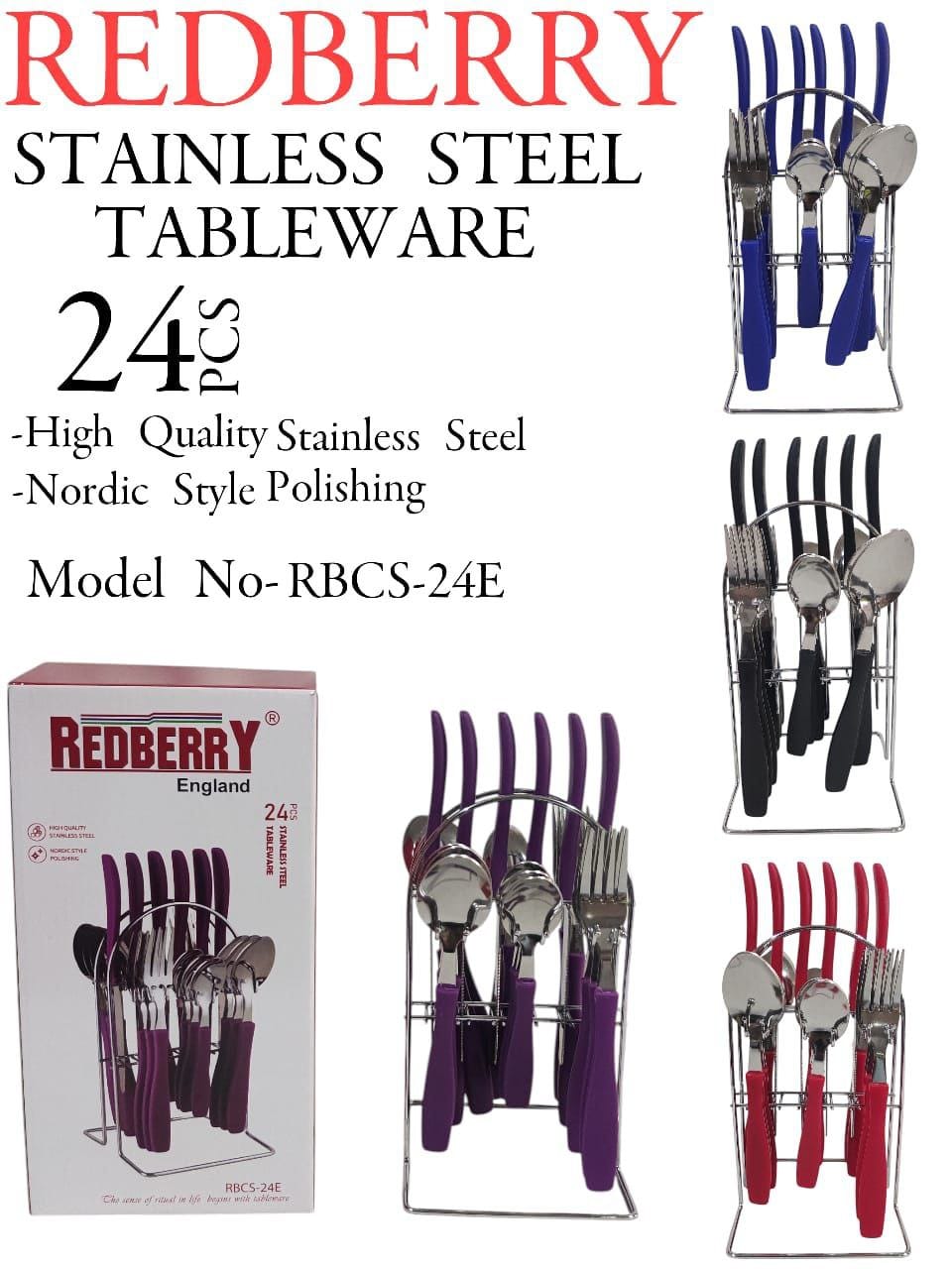 Redberry Stainless Steel Tableware