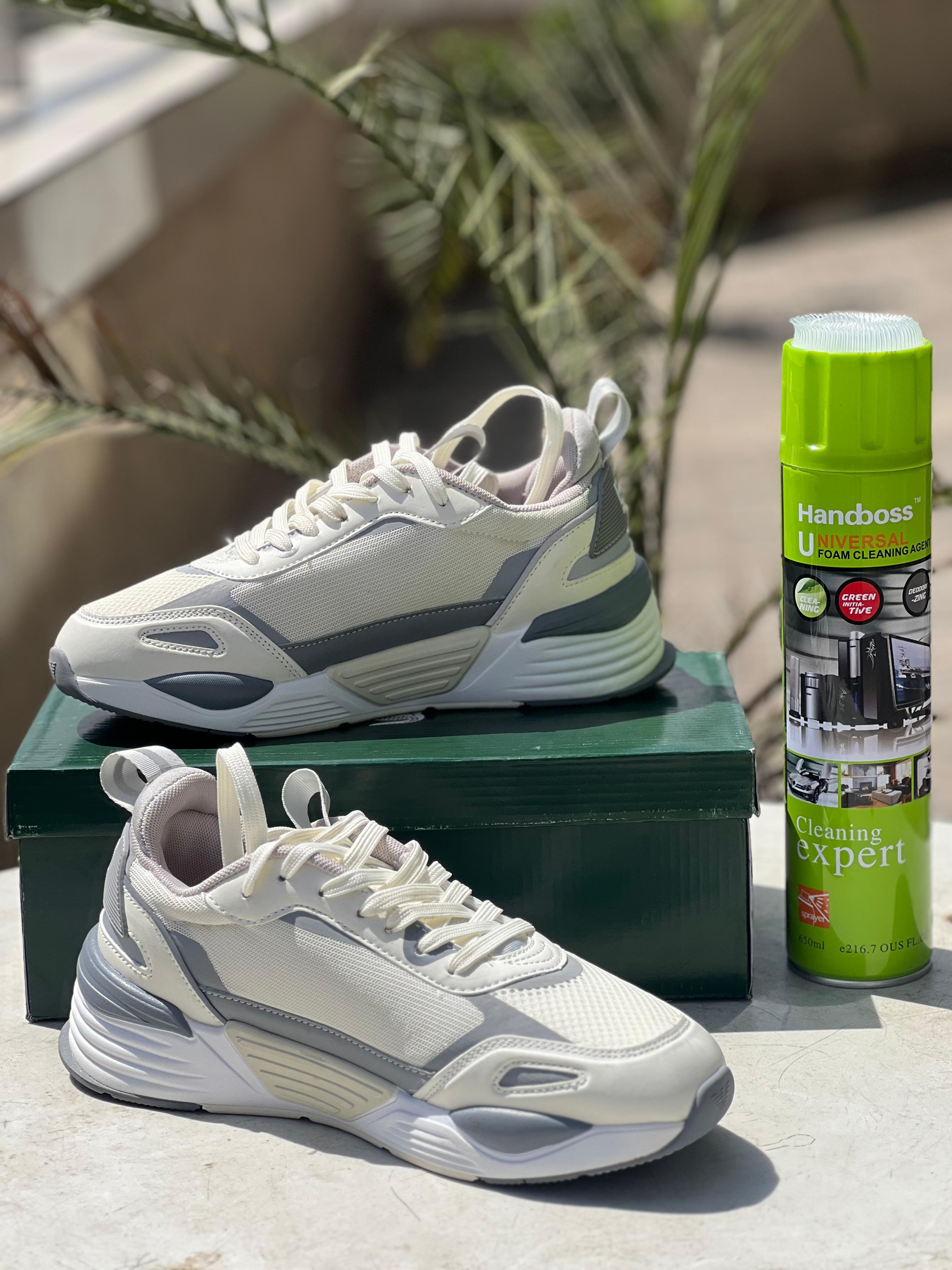 Giorgio Armani Grey Sneakers