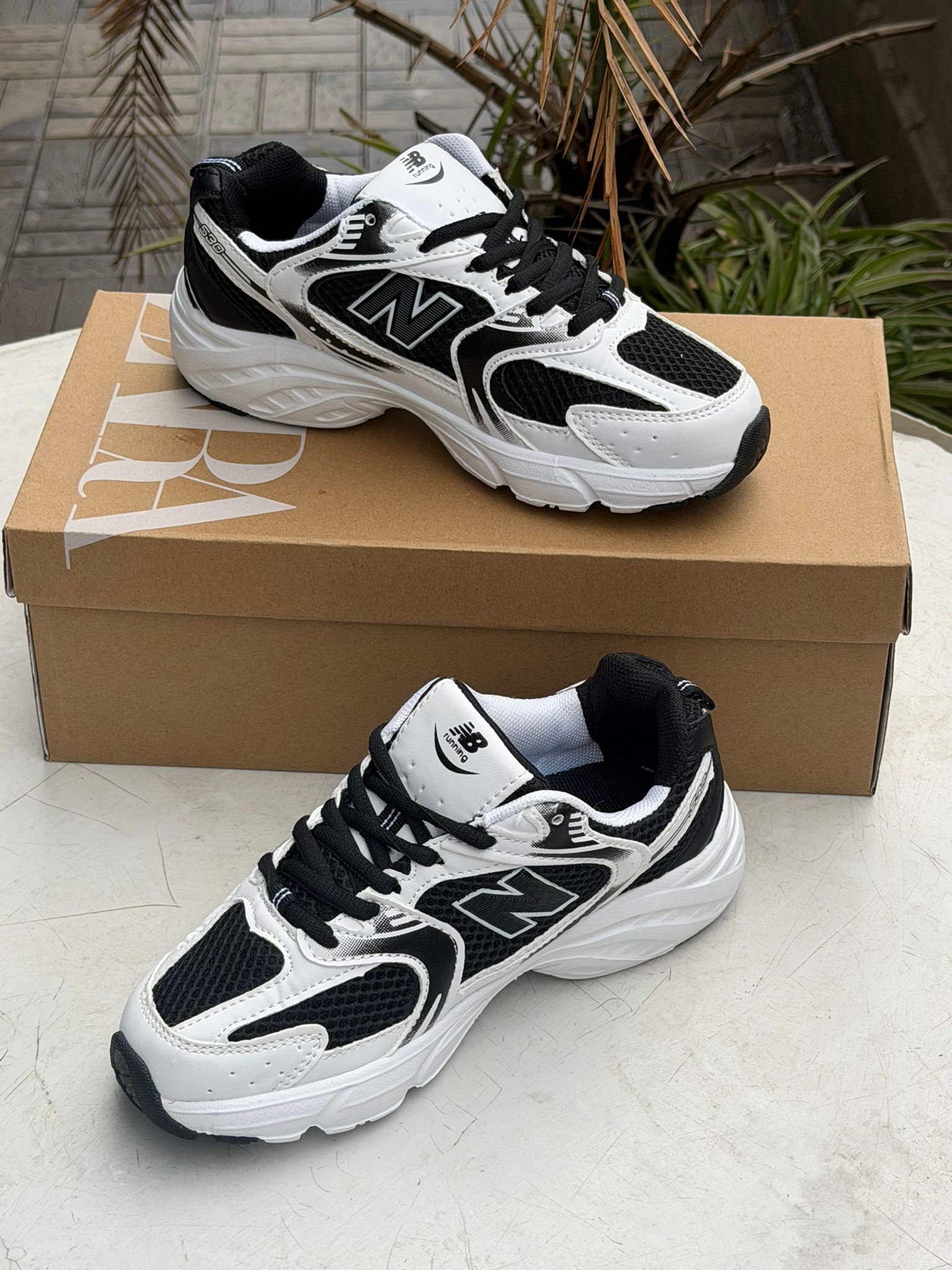 New Balance 530 Kids - white Black