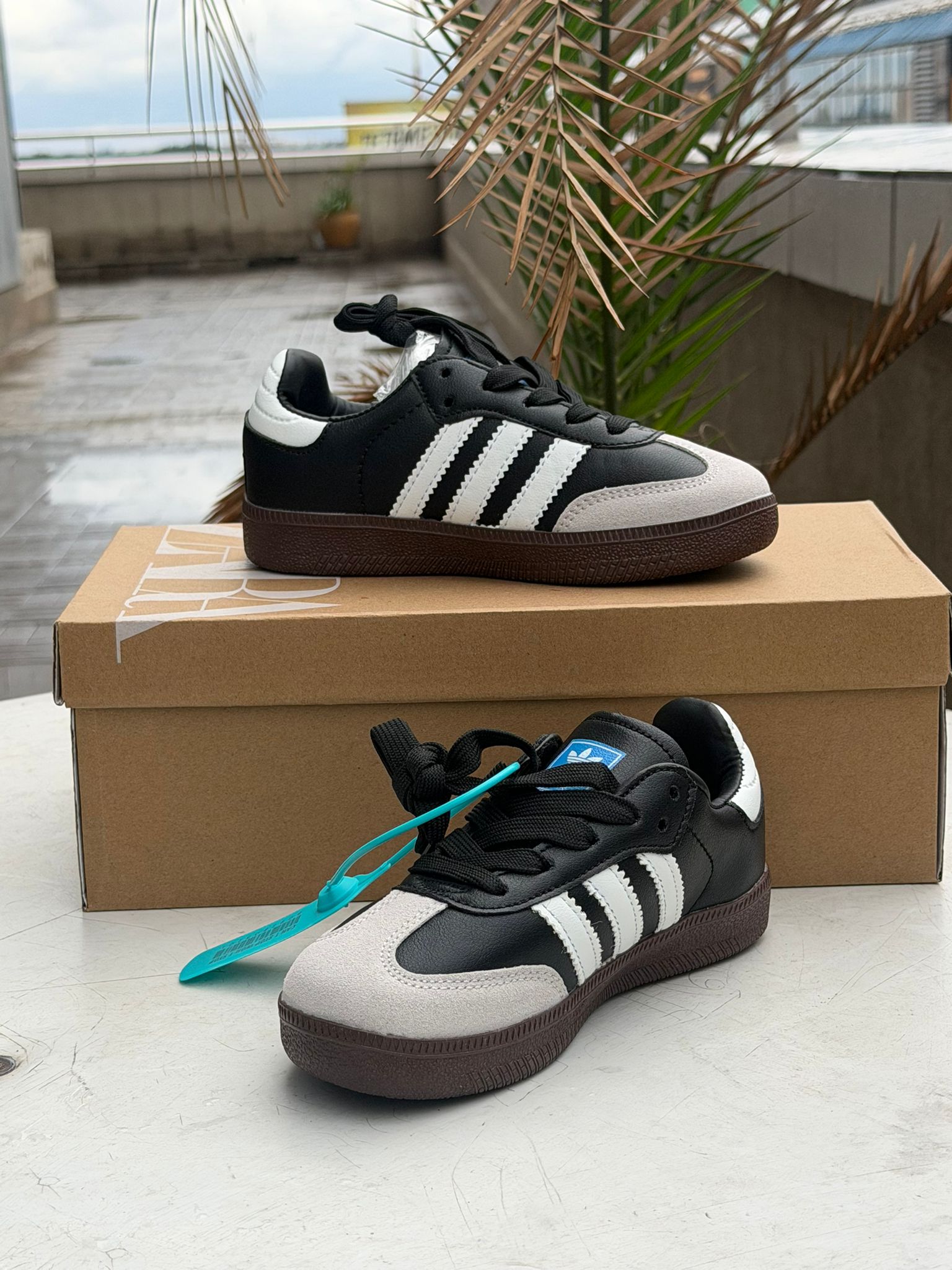 Adidas Samba Kids- Black White