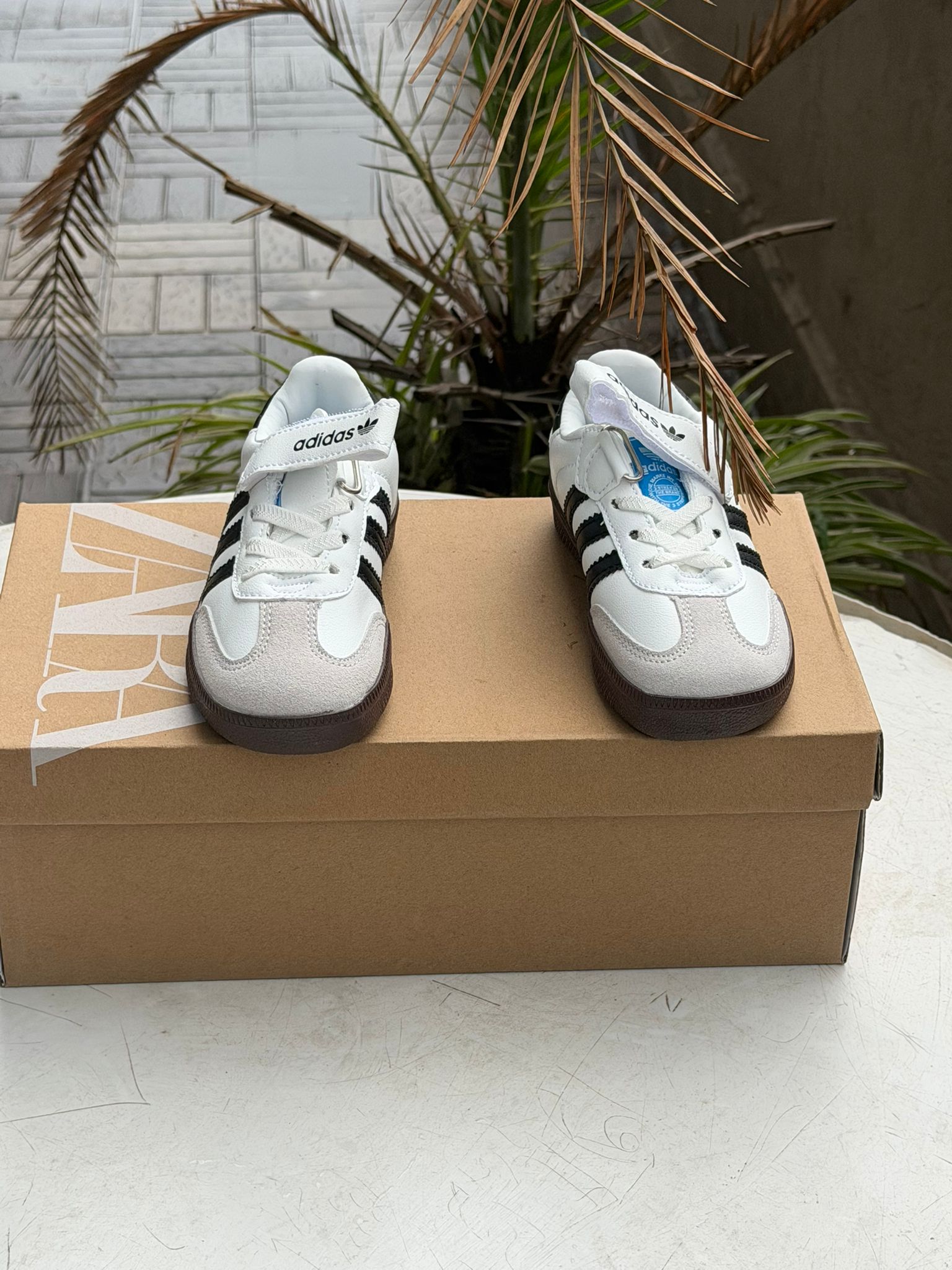 Adidas Samba Kids -White Black