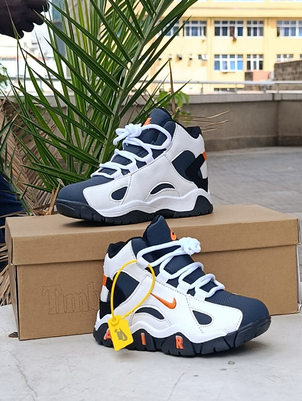 Kids Nike Air '96 Retro sneakers-Navy,white,Orange