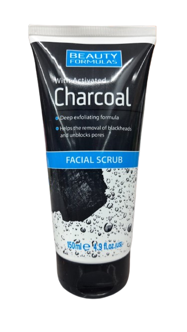 Beauty Formulas With Activated Charcoal Facial Scrub