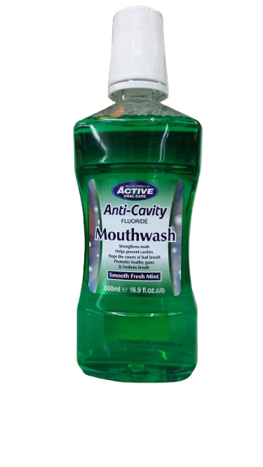 Active Oral Care Anti-Cavity Fluoride Mouthwash - Smooth Fresh Mint