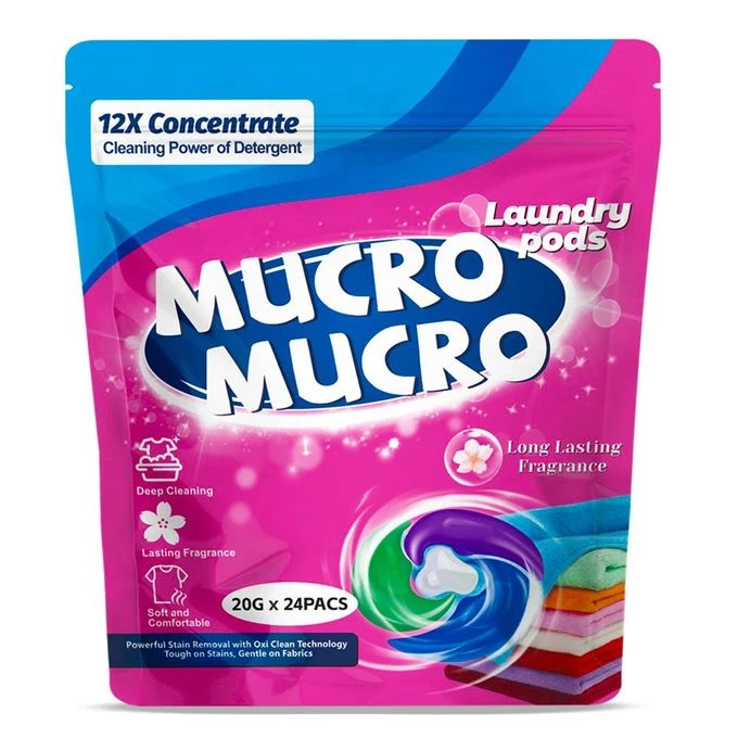 Mucro Concentrated Laundry Pods 3 in 1 – Powerful Detergent Capsules