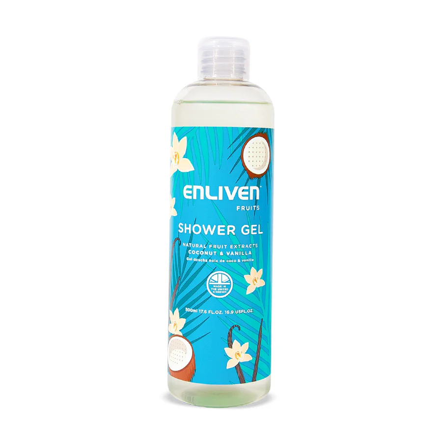 Enliven Fruits Shower Gel - Coconut & Vanilla
