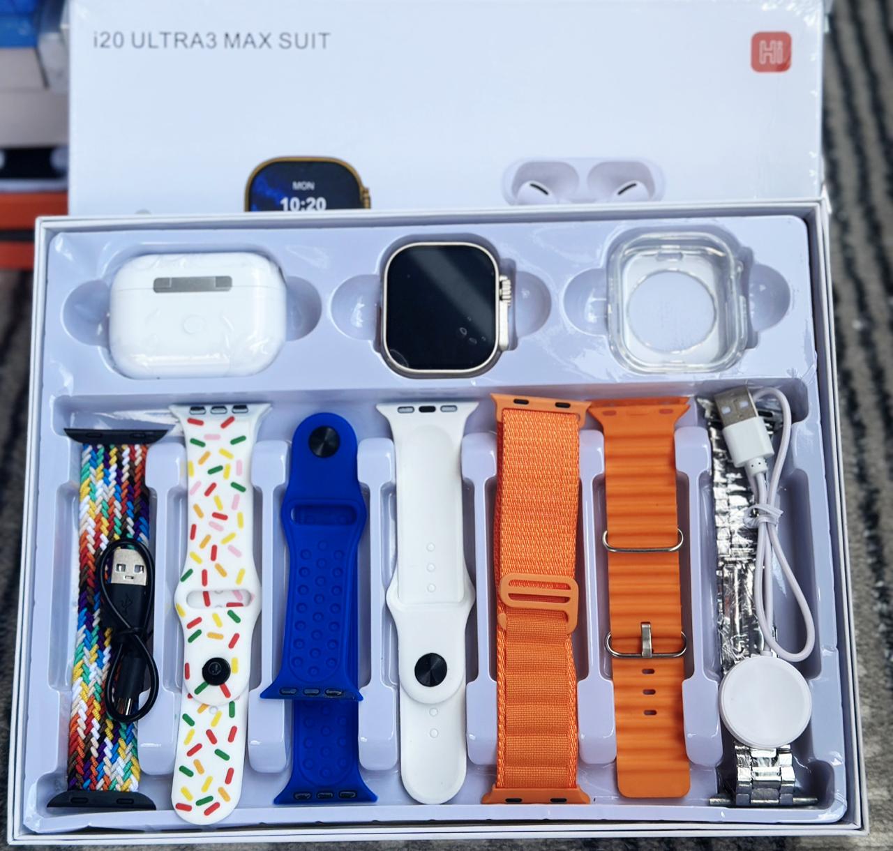 i20 Ultra 3 Max Suit Smart Watch