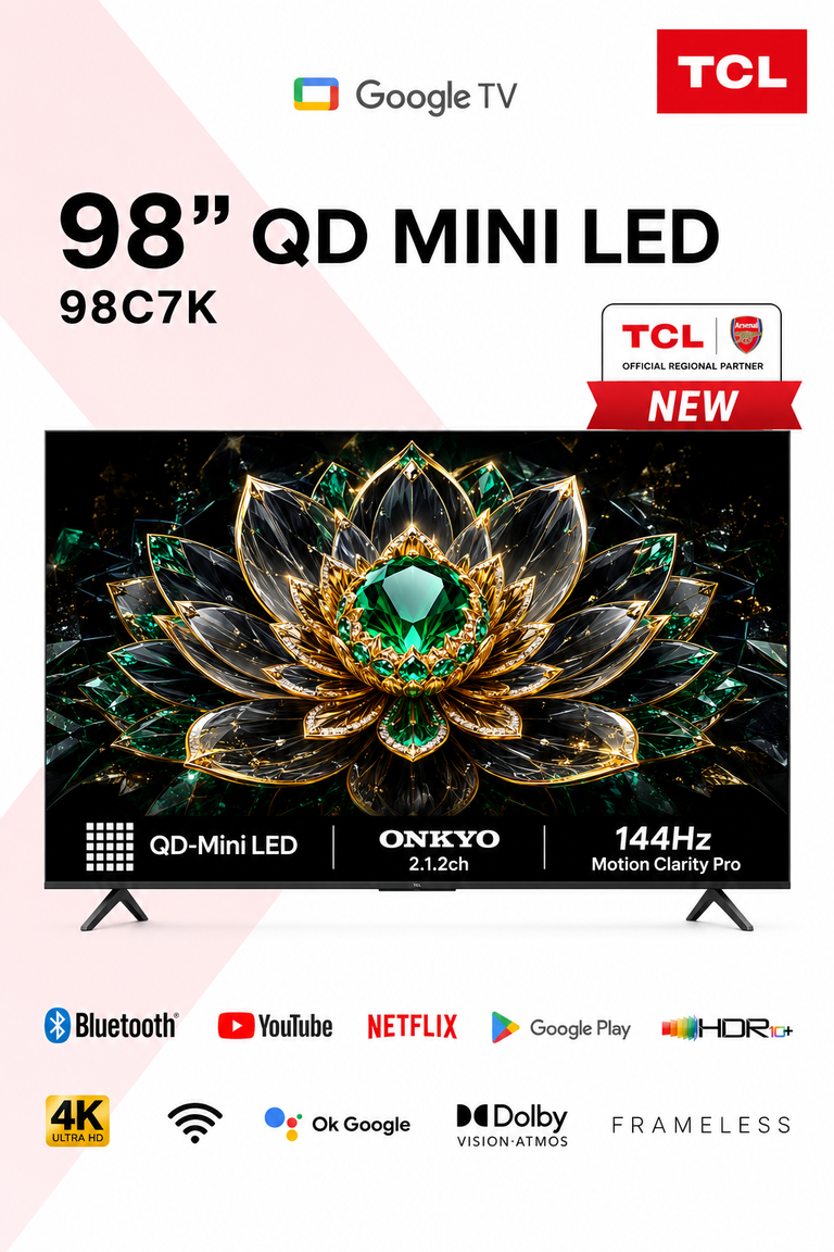 TCL 98C7K 98-Inch QD Mini LED 4K Google TV