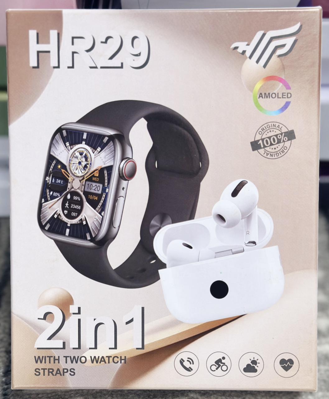 HR29 Smart Watch + Earbuds Combo