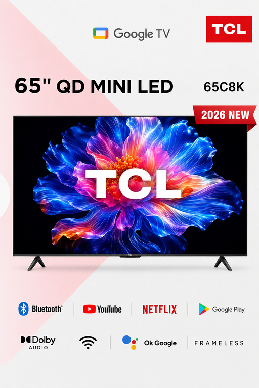 TCL 65C8K 65 Inch QD Mini LED Google TV Frameless Smart Television7
