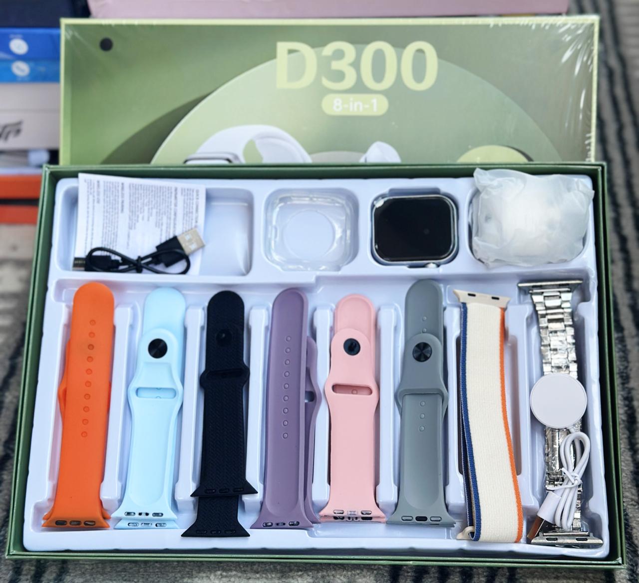 D300 Smart Watch 8-in-1