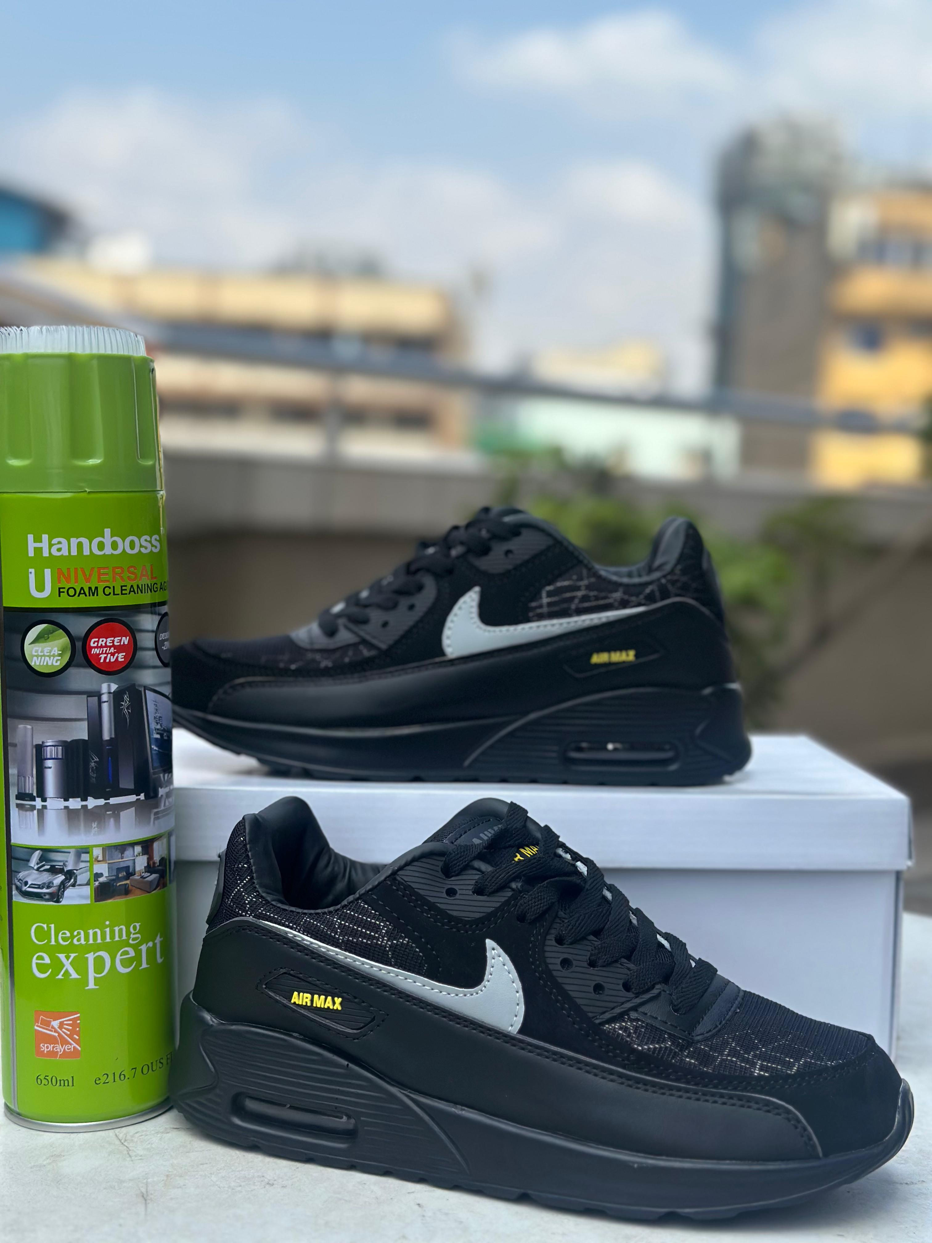 nike air max 90 spider web black