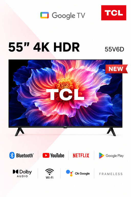 TCL 55V6D 55 Inch 4K HDR Google TV